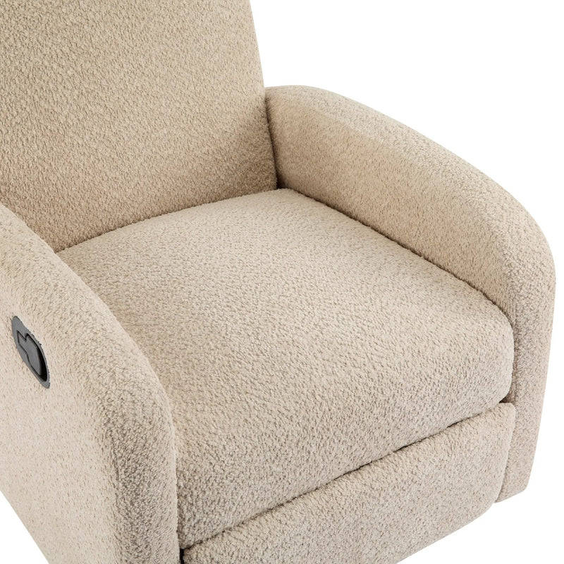 360 Swivel and Glider Recliner Chair - Almond by HouseOfZazla