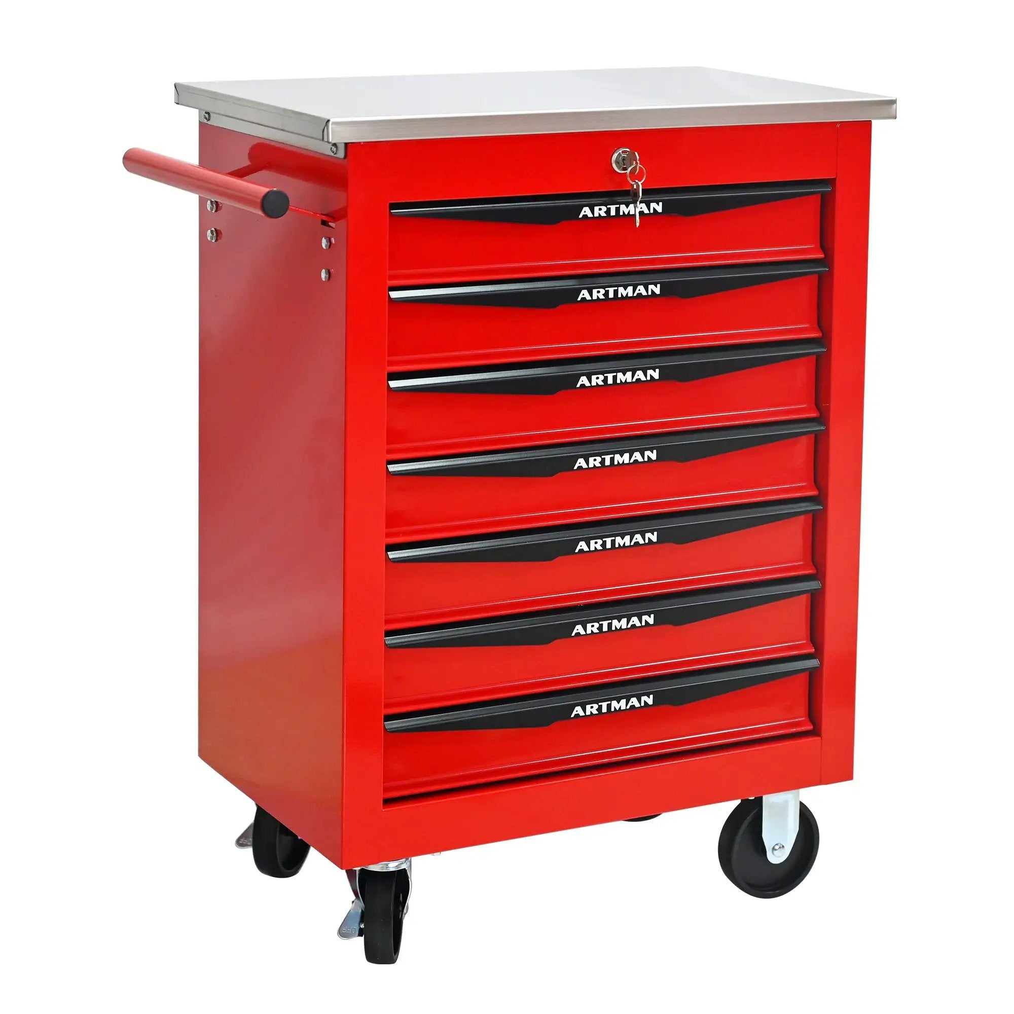 7 Drawers Multifunctional Tool Cart with Wheels by HouseOfZazla