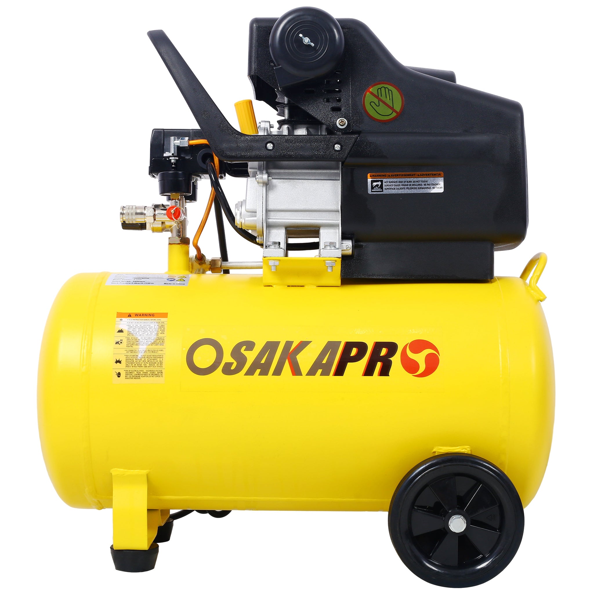 4.5HP Portable 13-Gallon Oil-Lubricated Air Compressor Tank by HouseOfZazla