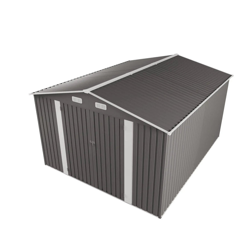 Outdoor Storage Shed With Lockable Doors by HouseOfZazla