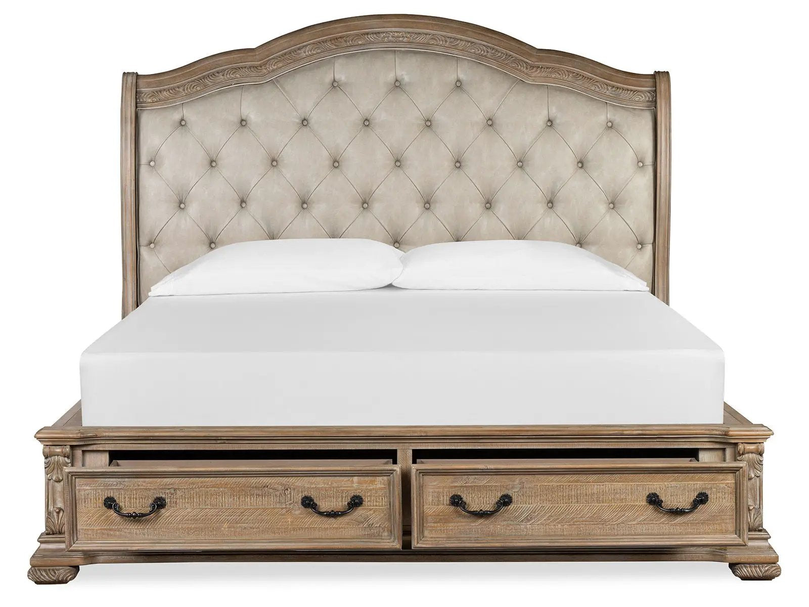 Marisol - Upholstered Sleigh Storage Bed by Unique Piece Furniture