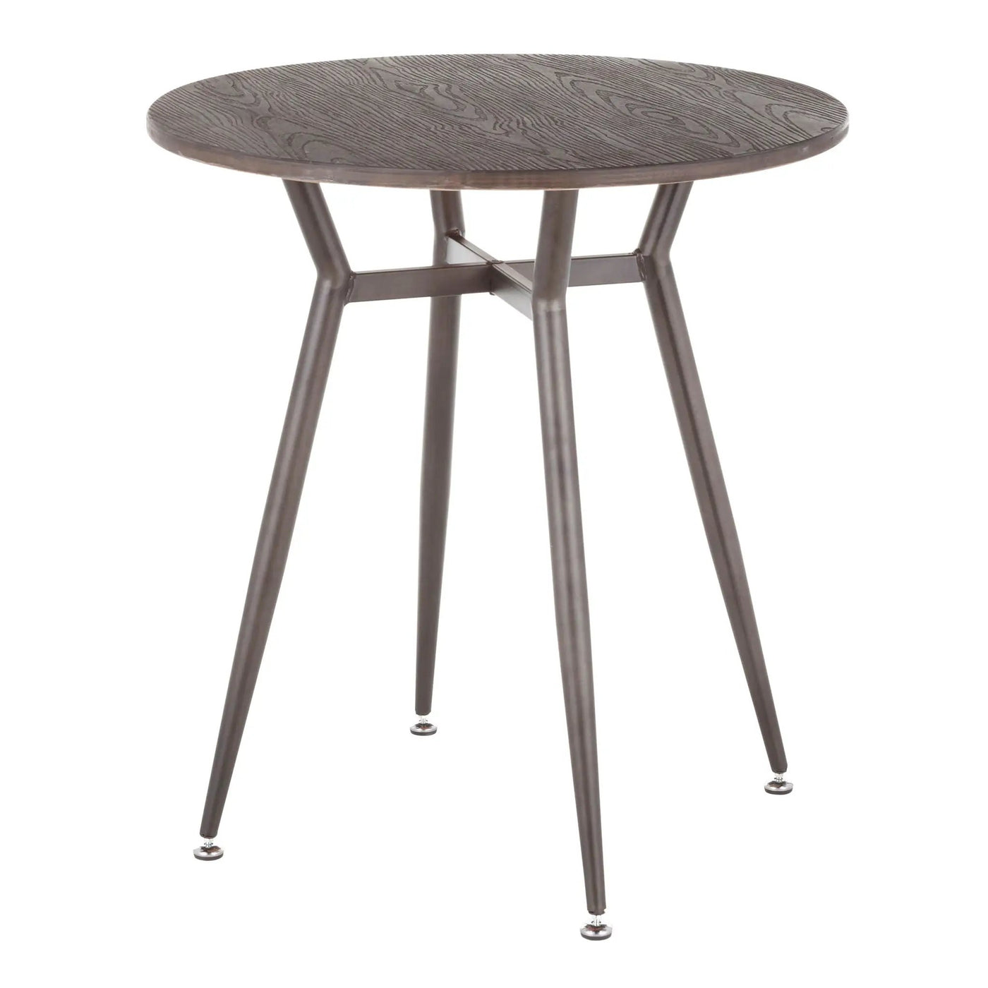 Clara - Industrial Round Dinette Table by HouseOfZazla