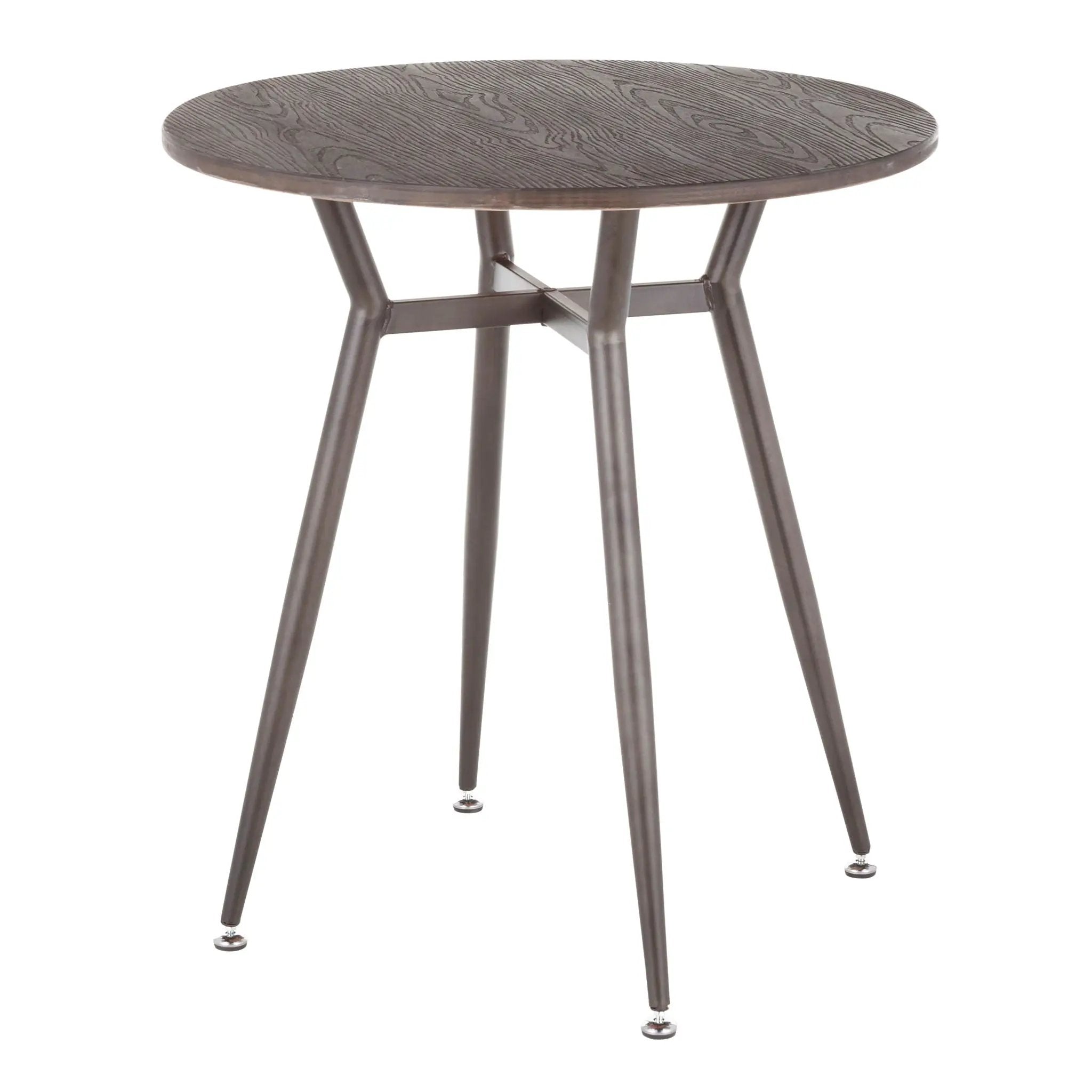 Clara - Industrial Round Dinette Table by HouseOfZazla