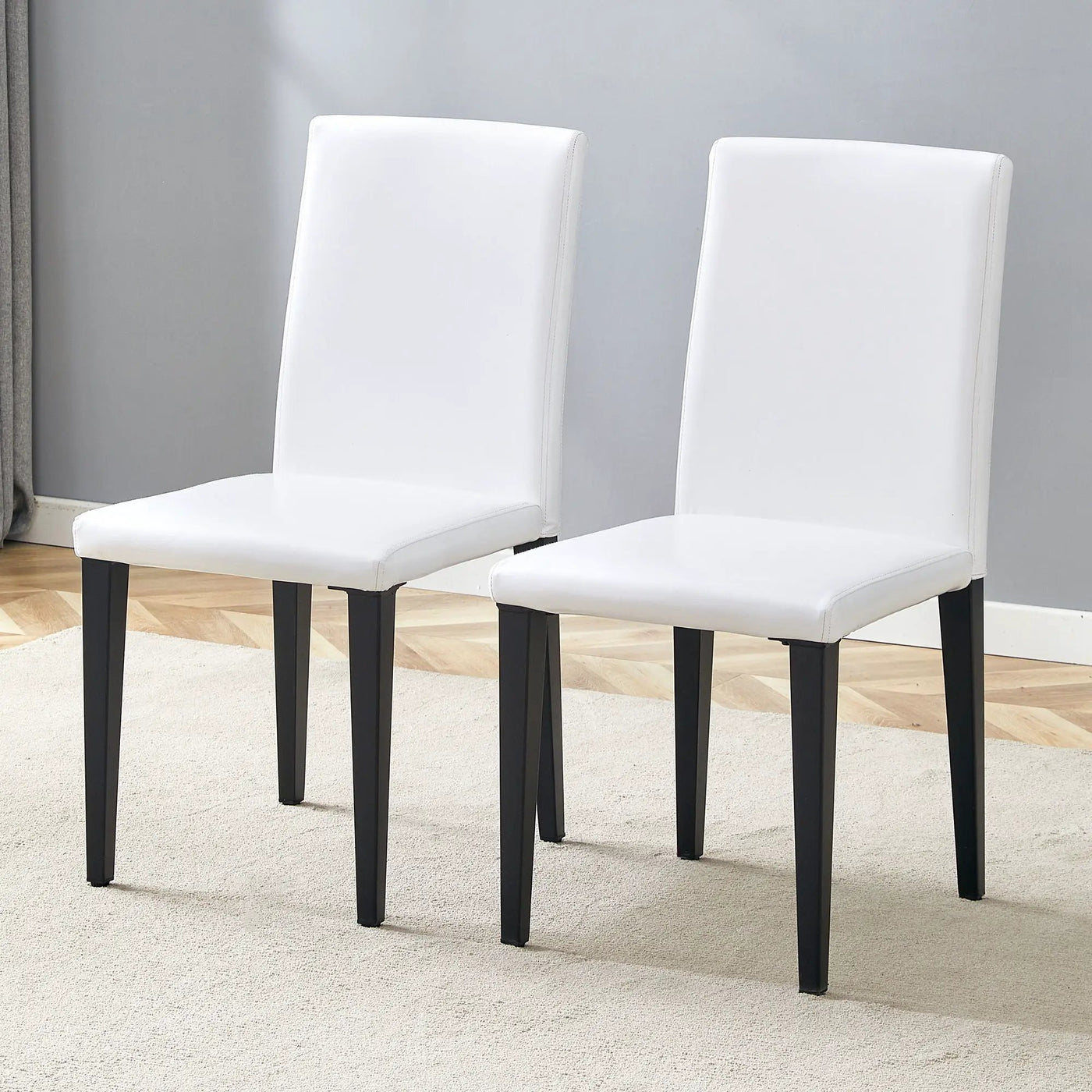 Versatile Dining Chairs With Comfortable Design And Metal Legs by Unique Piece Furniture