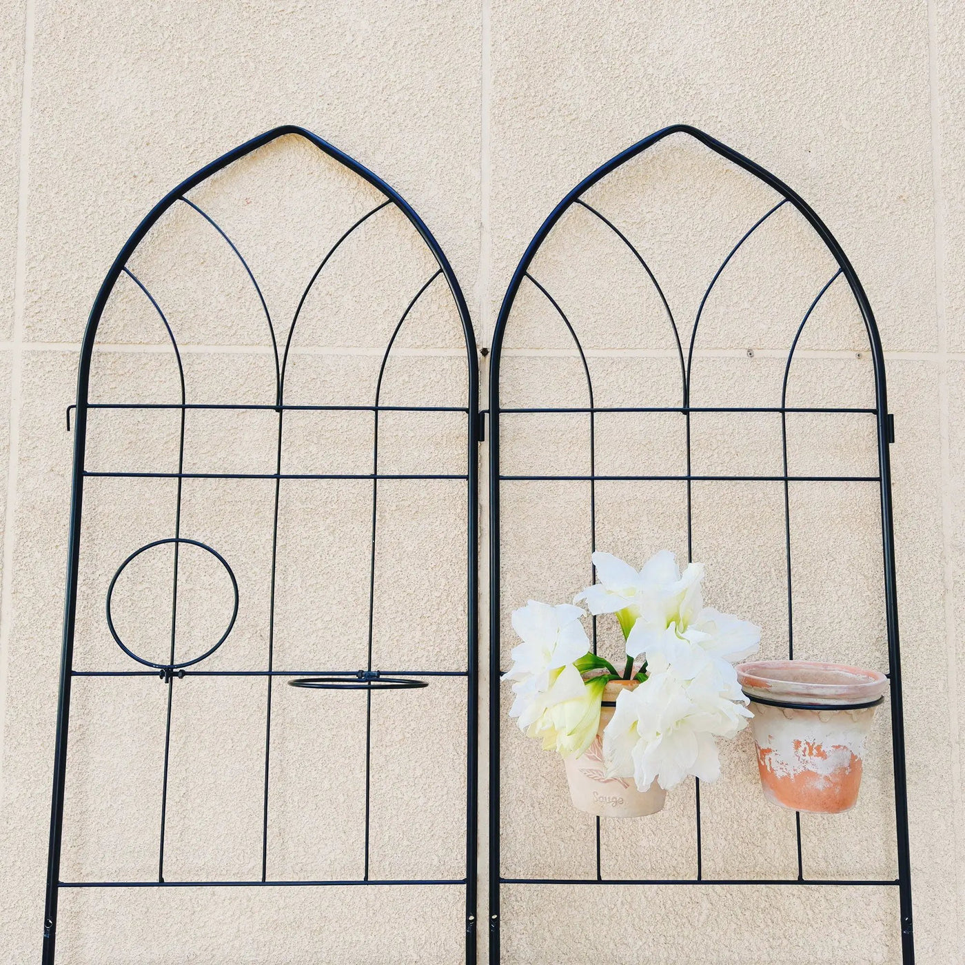 Metal Garden Trellis Rustproof Trellis For Climbing Plant, Outdoor Flower Support by Unique Piece Furniture