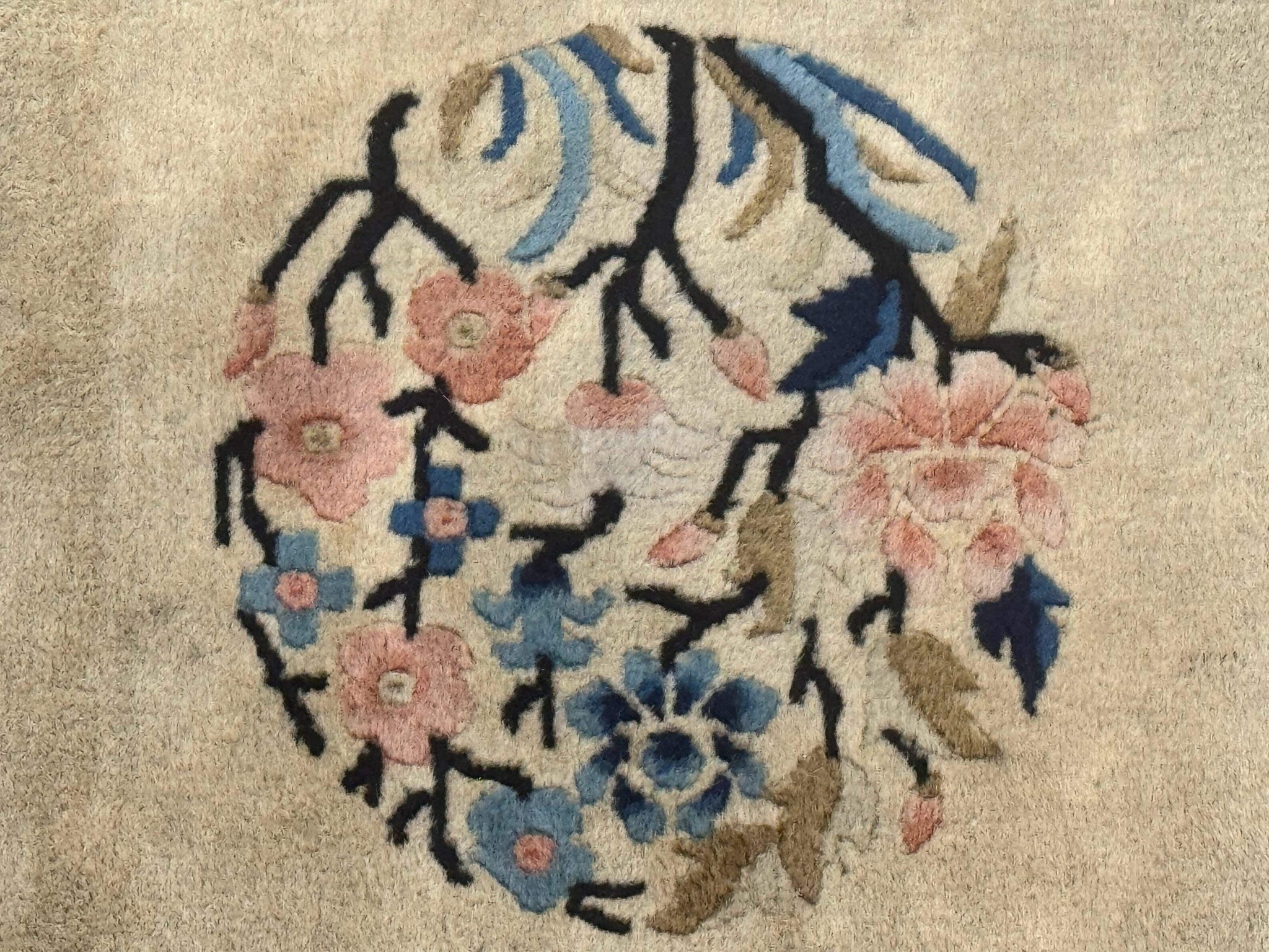 Chinese Peking Rug 2x3, Small Chinese Wool Carpet by Jewel Rugs