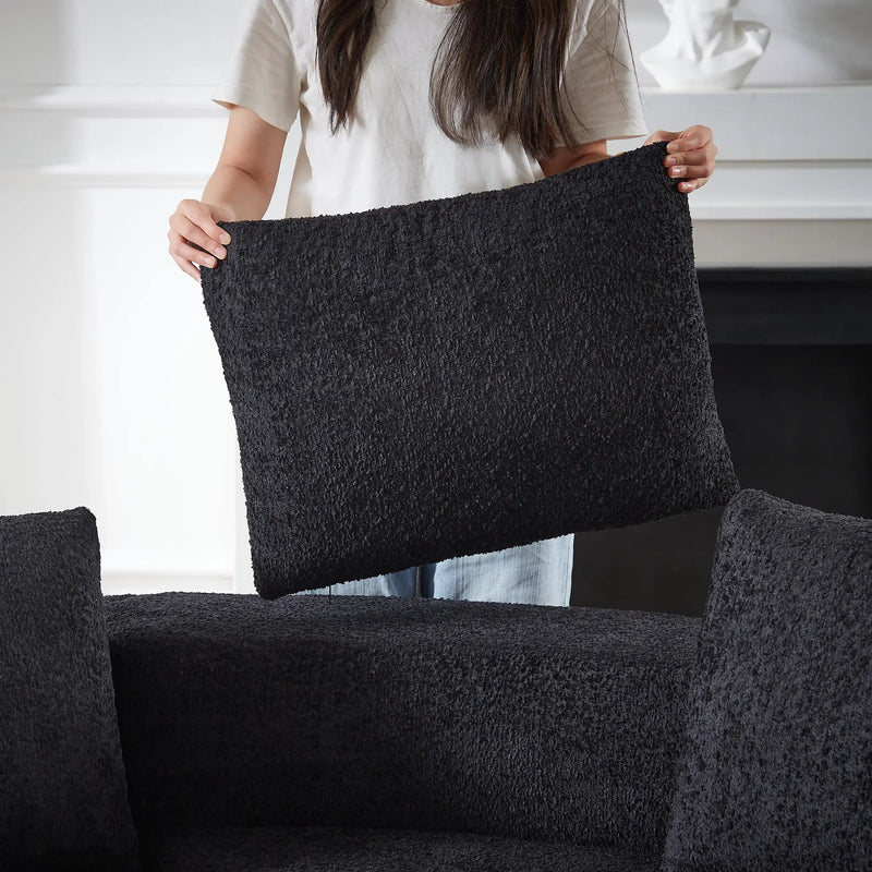Modular Sofa Set in Chenille Fabric by HouseOfZazla