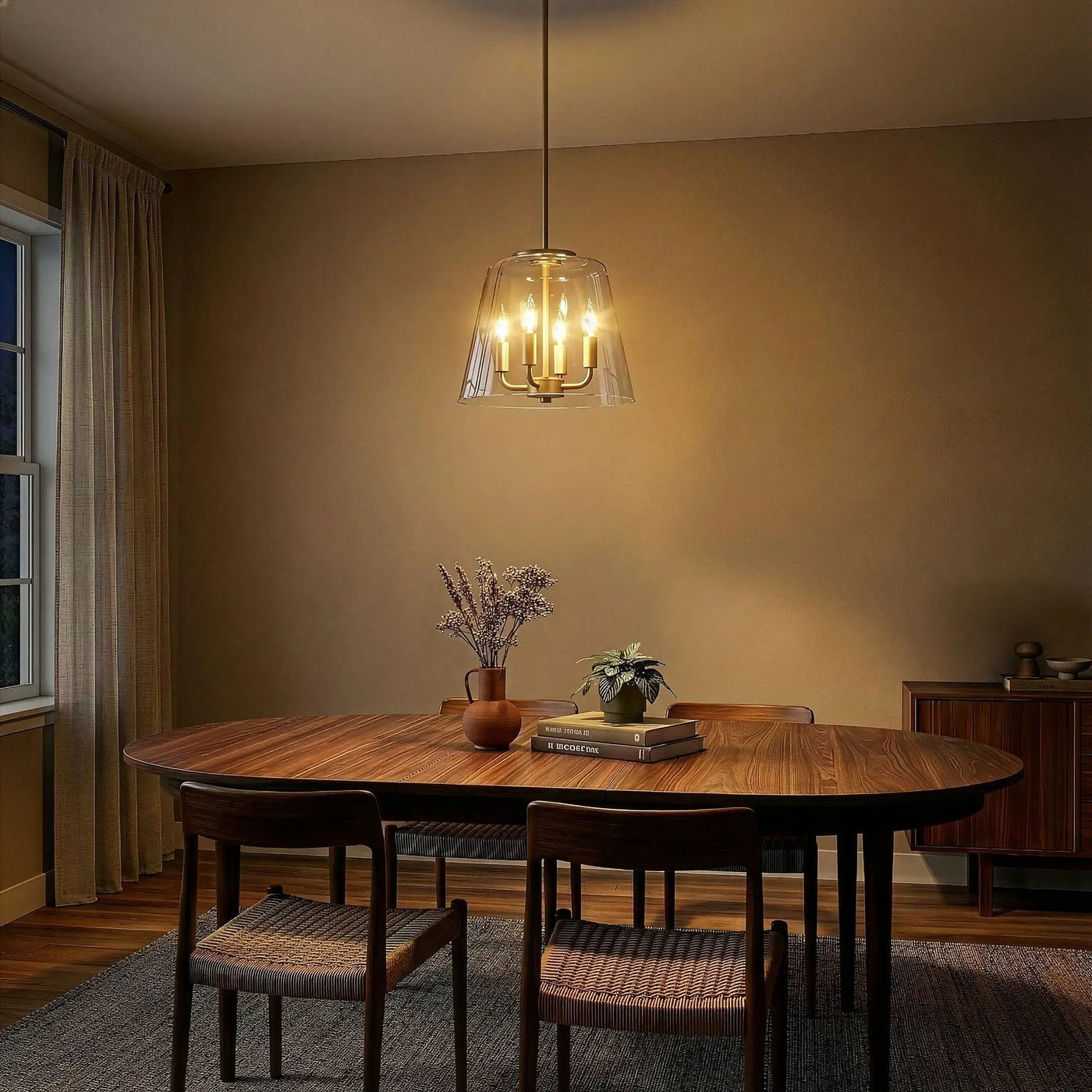 Soiree - 4 Candle Lights Pendant by HouseOfZazla