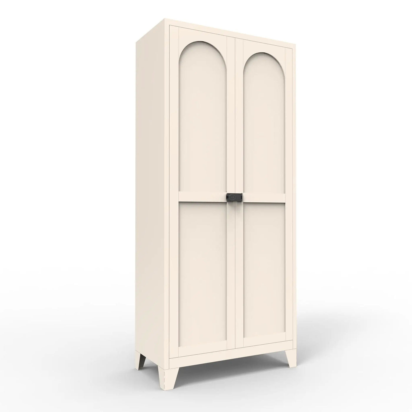 Shapely Doors Cabinet, Metal Storage Cabinet With Doors And Adjustable Shelves by HouseOfZazla