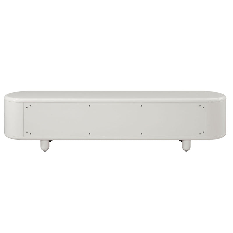 Keely - TV Stand - Gloss White by HouseOfZazla