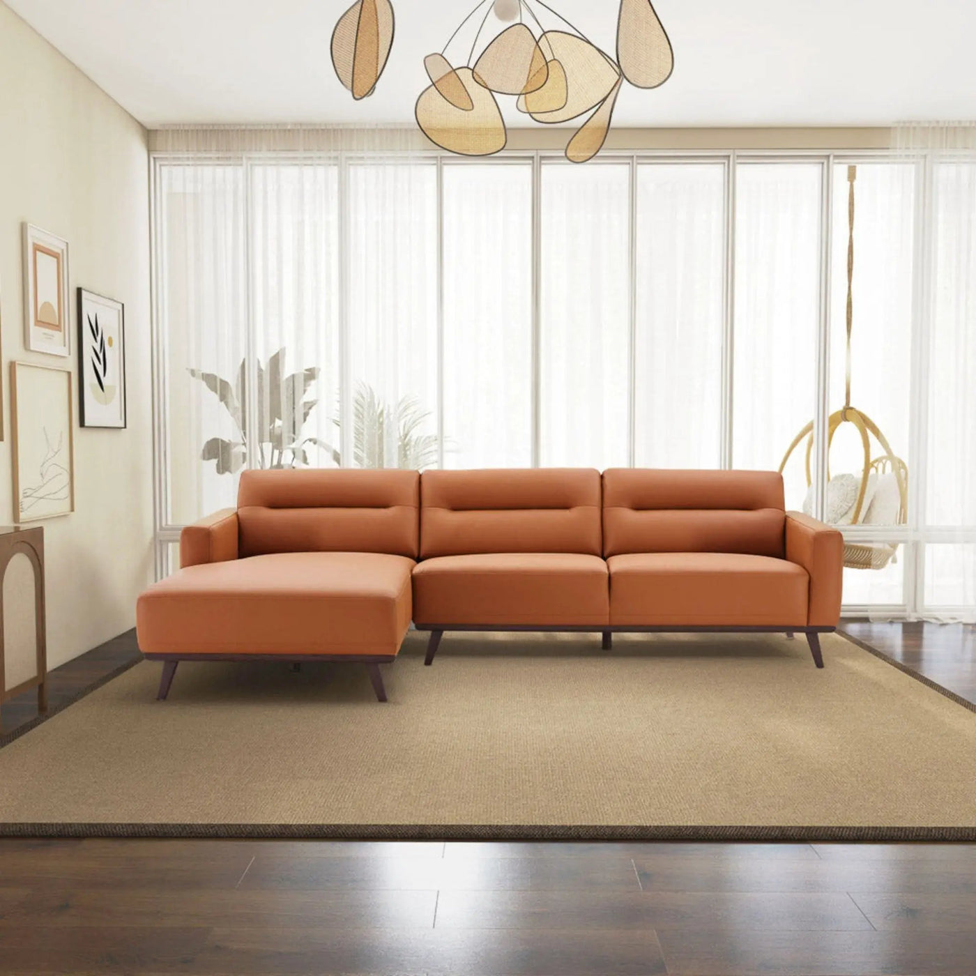 Ella - L-Shaped Sectional Couch by Unique Piece Furniture
