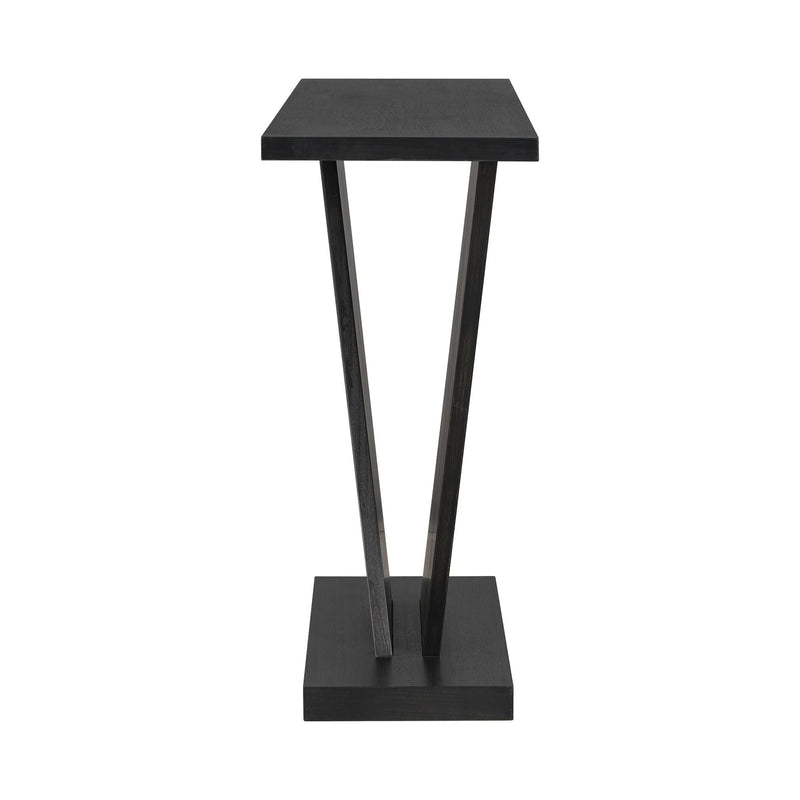 Console Table With V Shape Base, Sculptural Entryway Accent by HouseOfZazla