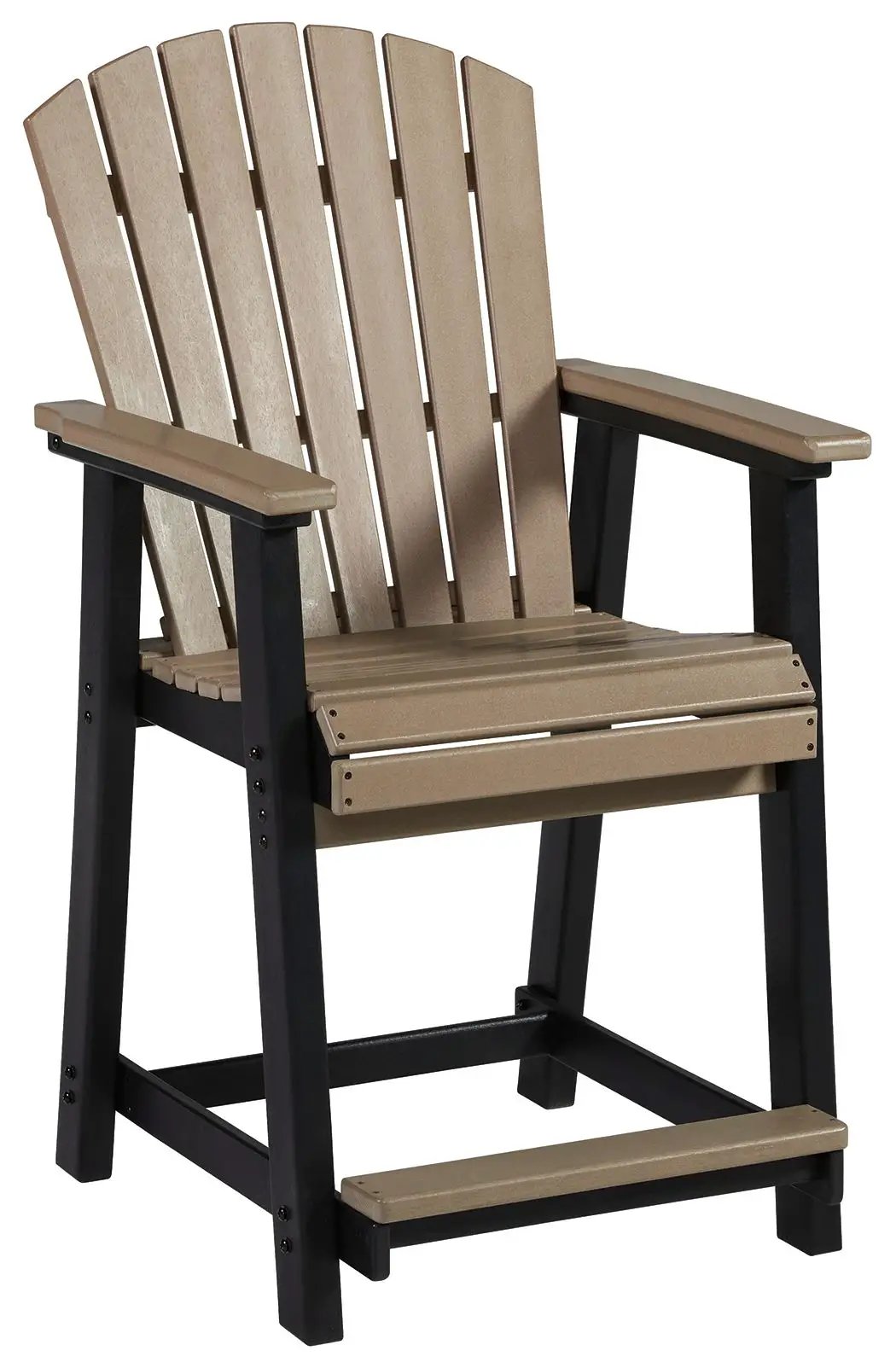 Fairen Trail - Barstool (Set of 2) - Black / Driftwood by Unique Piece Furniture