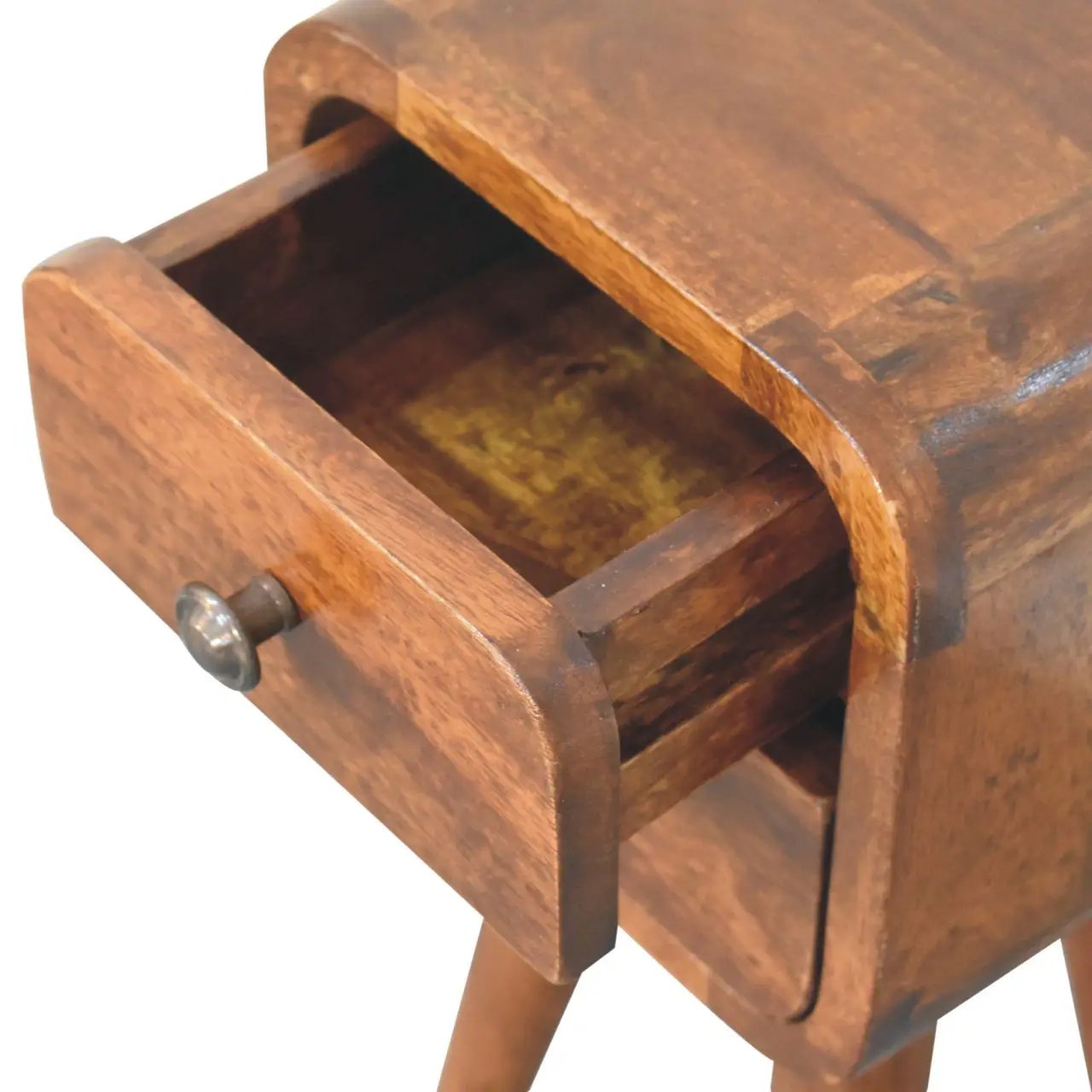 Curved Nightstand, by Unique Piece Furniture