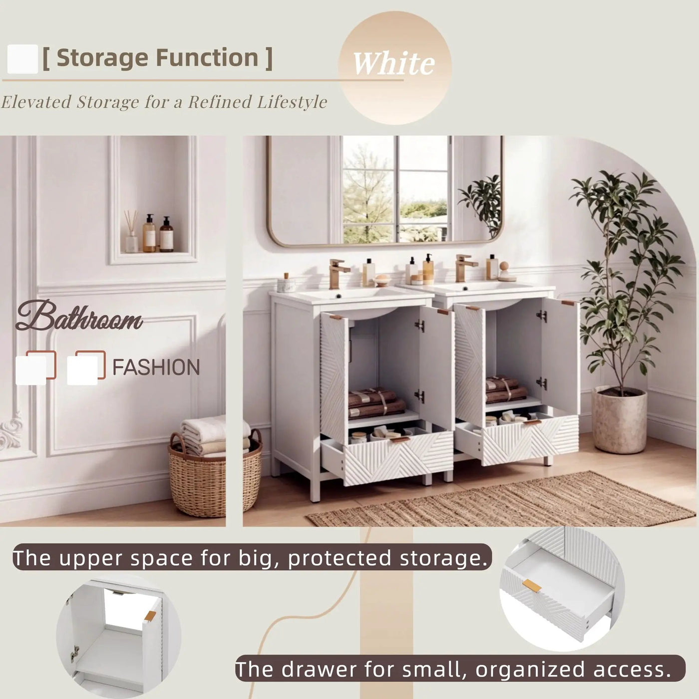 Modern Bathroom Vanity With Sink Combo by HouseOfZazla