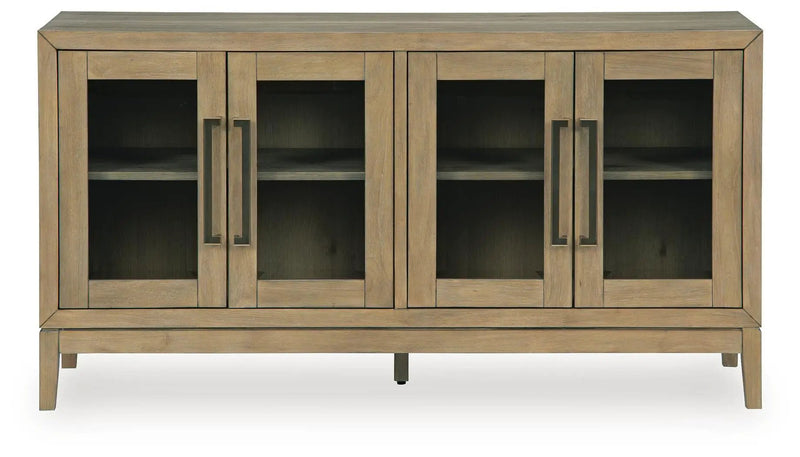 Lasinger - Dining Room Server - Light Brown by Unique Piece Furniture