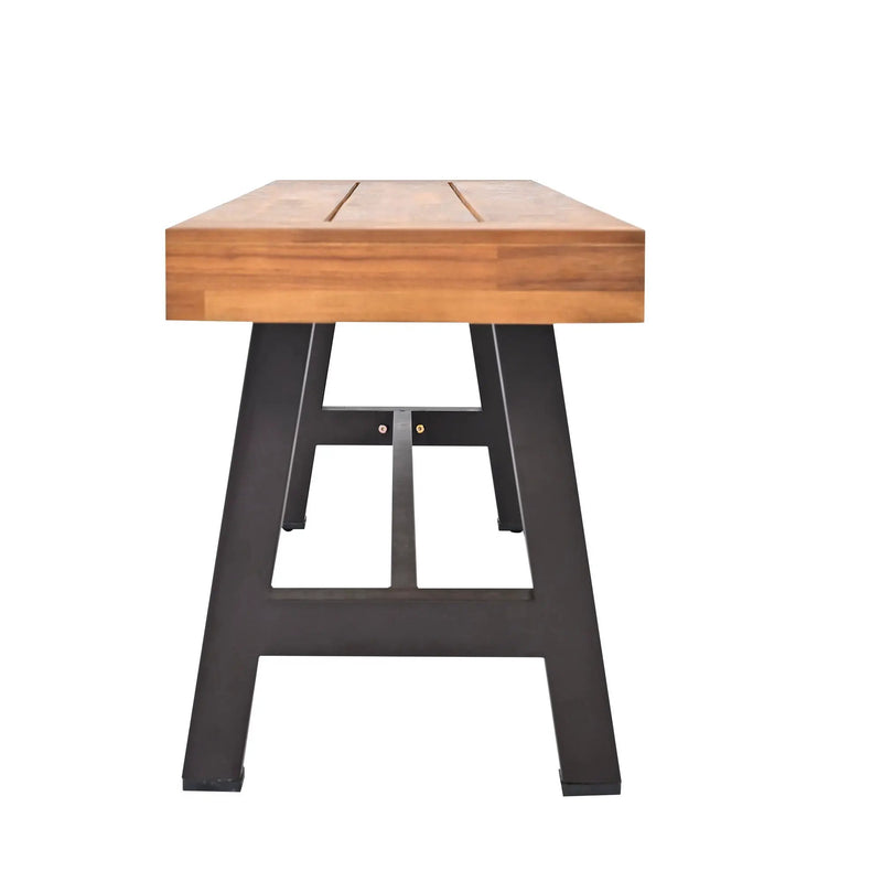 GO Outdoor Wood Dining Set For 7-8 Persons by HouseOfZazla
