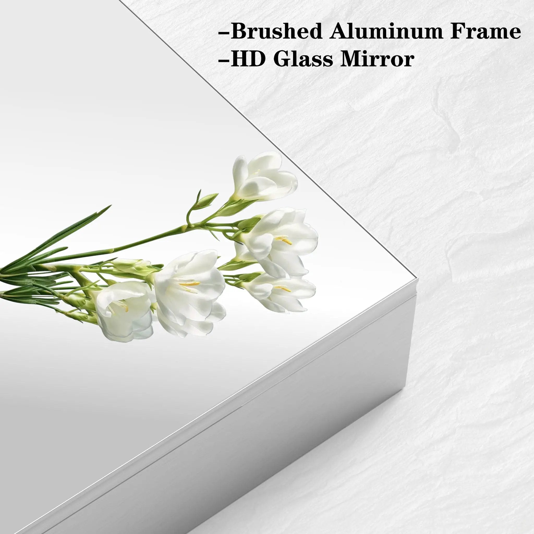 Medicine Cabinet, Wall Mounted Bathroom Mirror With Storage, Adjustable Shelves - Silver by HouseOfZazla