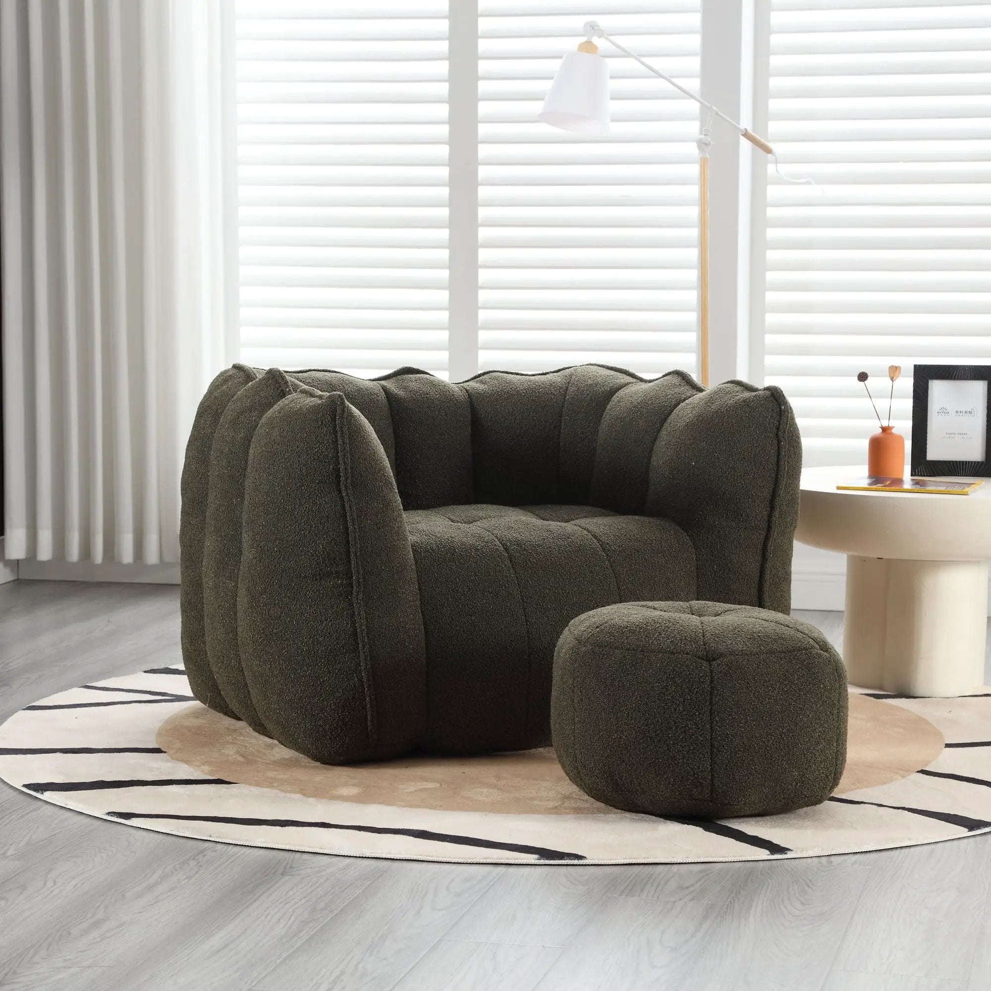Soft Bean Bag Chair With High Resilient Foam by HouseOfZazla