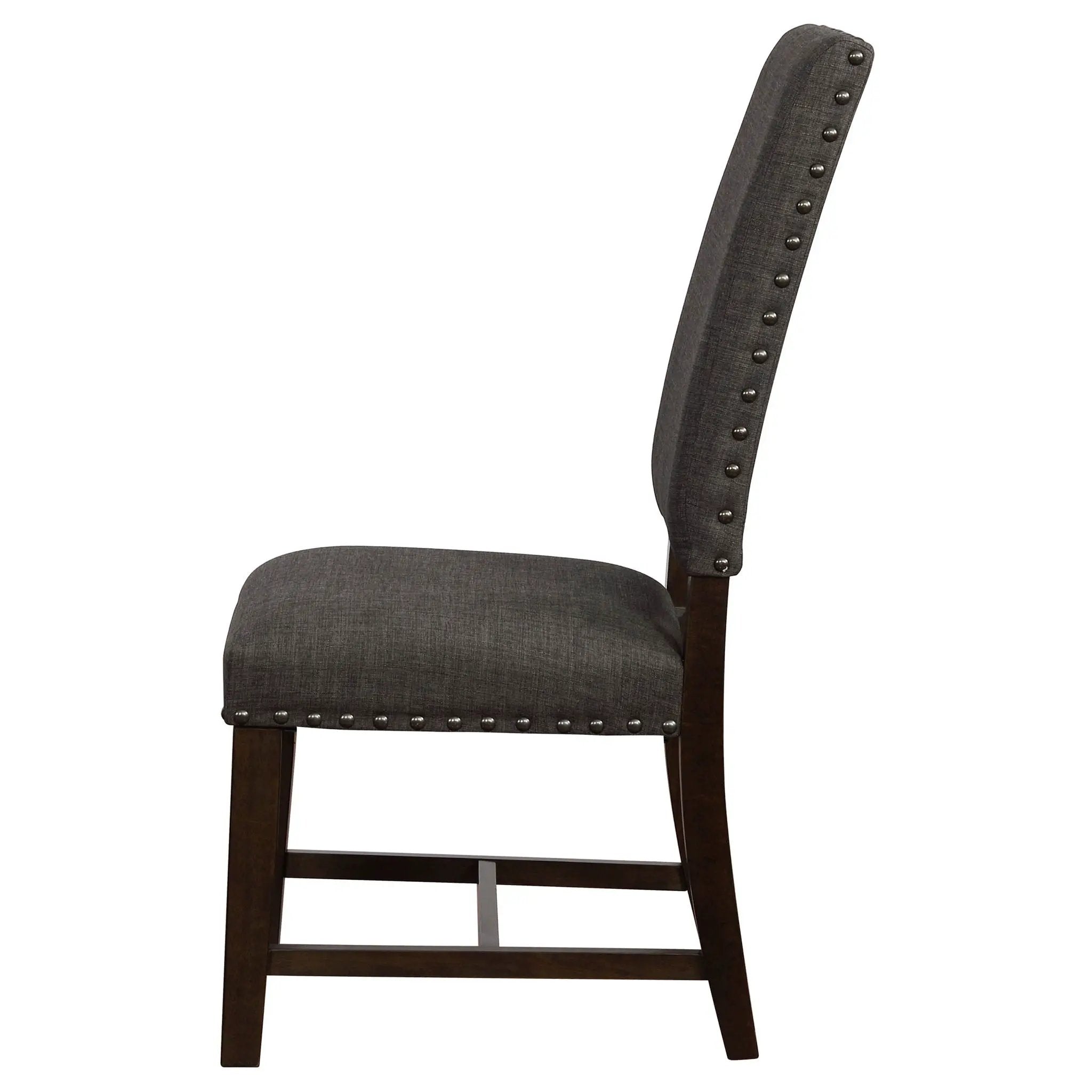 Ayers - Upholstered Side Chair (Set of 2) - Gray by HouseOfZazla
