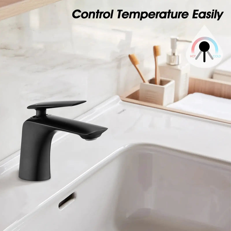 Single Hole Bathroom Sink Faucet with Pop Up Drain by HouseOfZazla