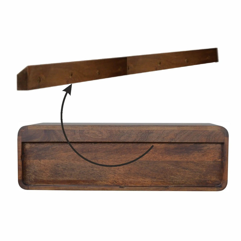 Floating Open Console - Chestnut by HouseOfZazla