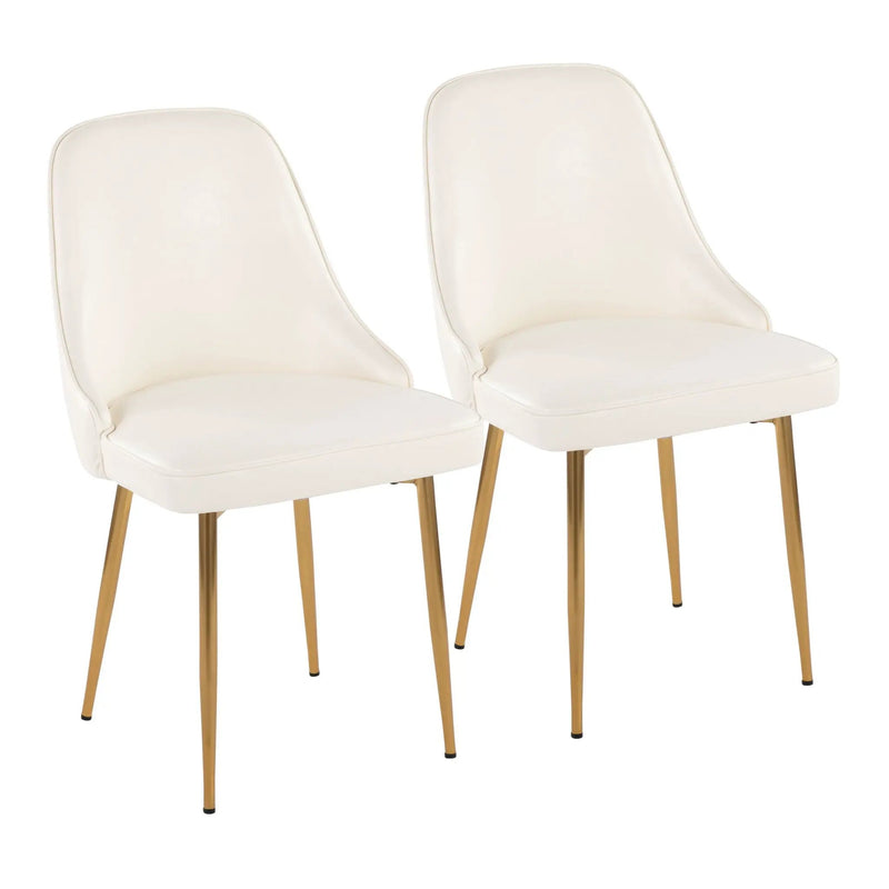 Marcel - Contemporary / Glam Dining Chair (Set of 2) by Unique Piece Furniture
