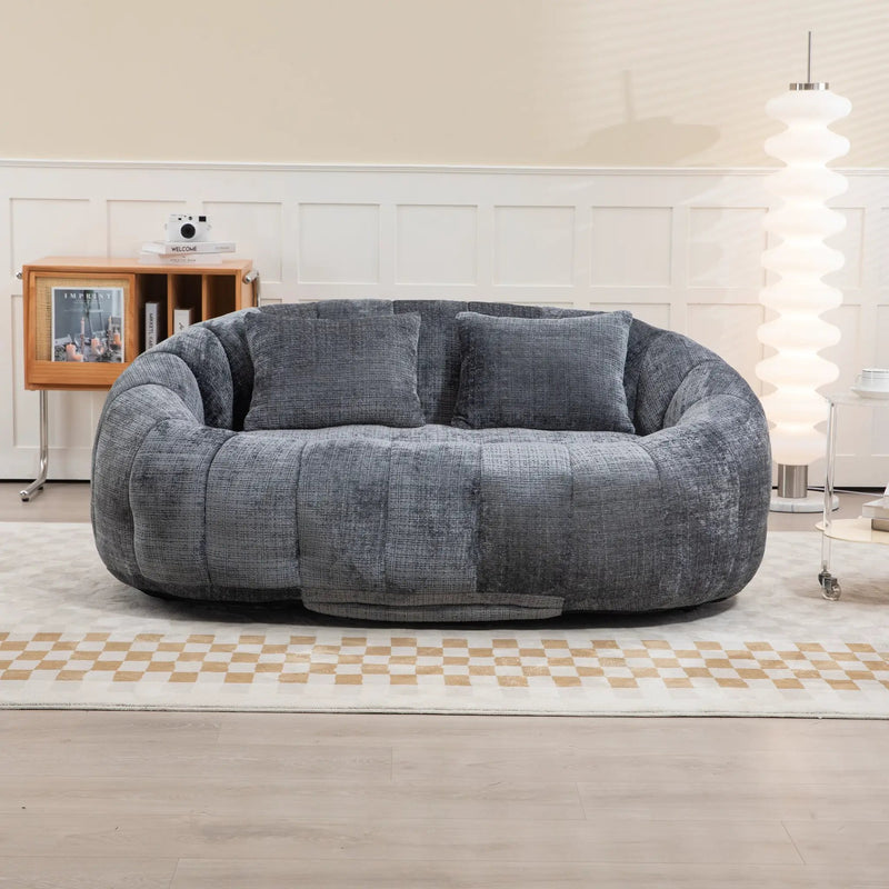 Bean Bag Lazy Sofa Durable Comfort Lounger by BLAKHOM