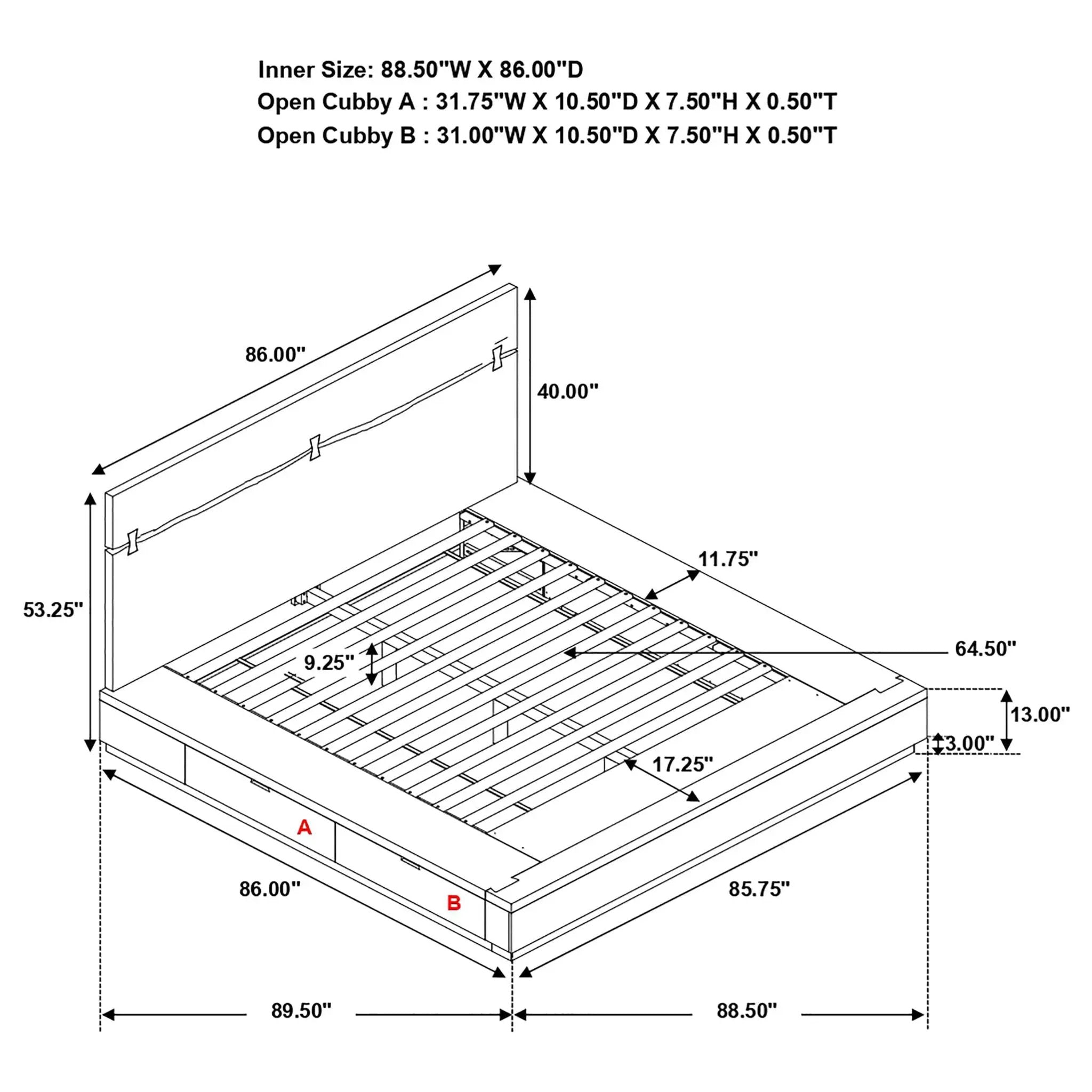 Mallory - Platform Bed by HouseOfZazla