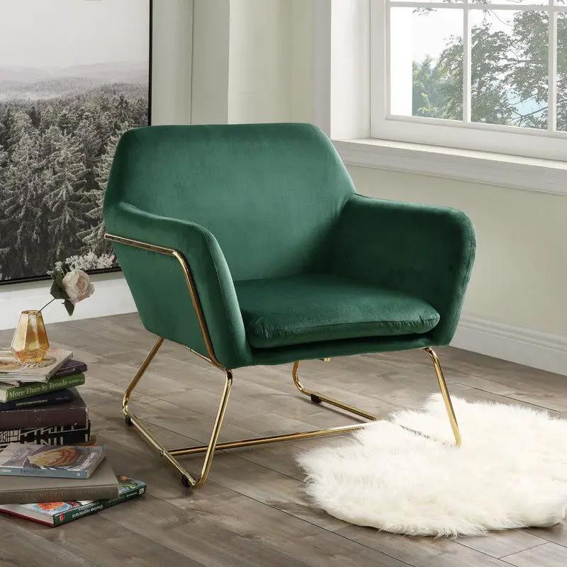 Keira - Accent Chair With Metal Base by Unique Piece Furniture