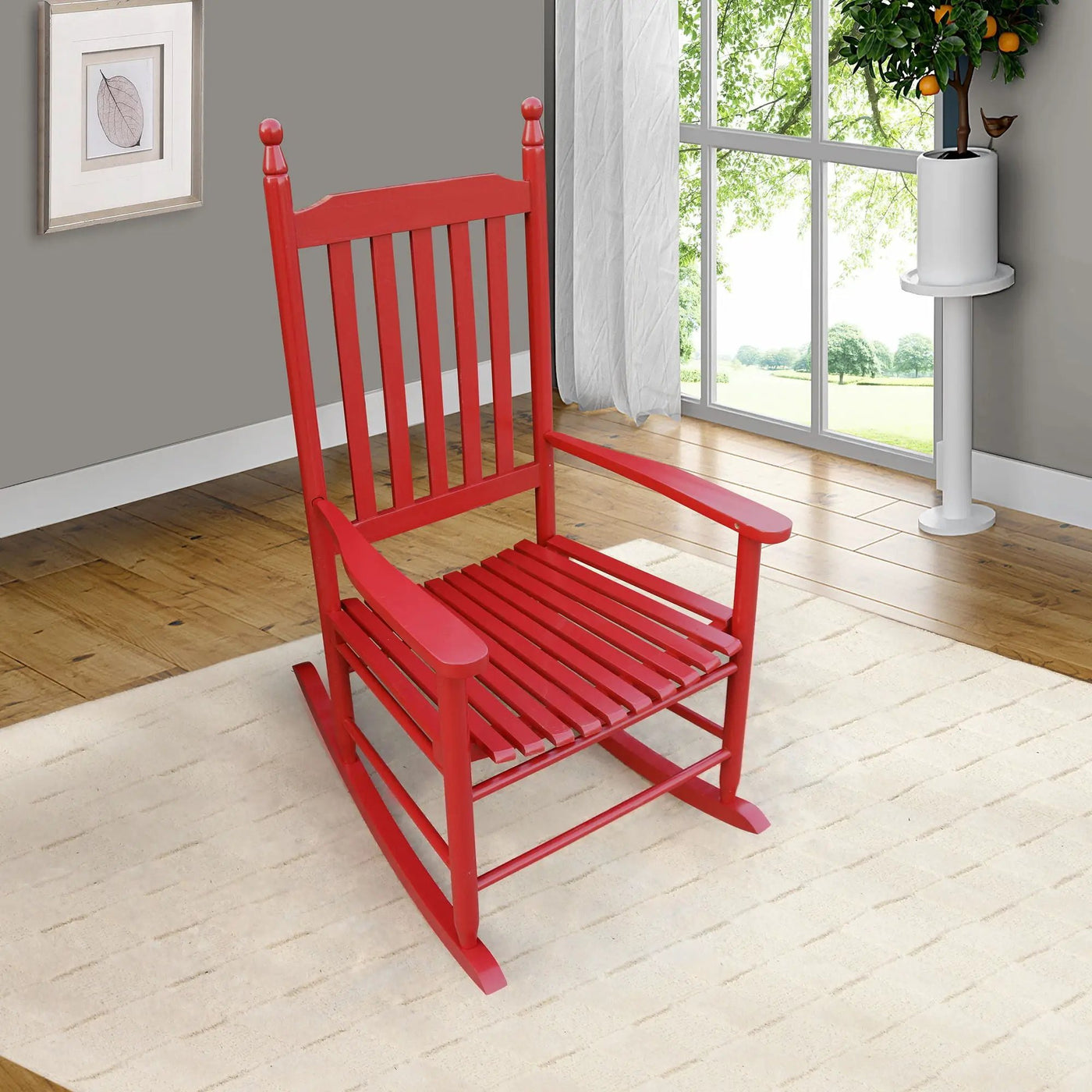 Wooden Porch Rocker Chair by HouseOfZazla