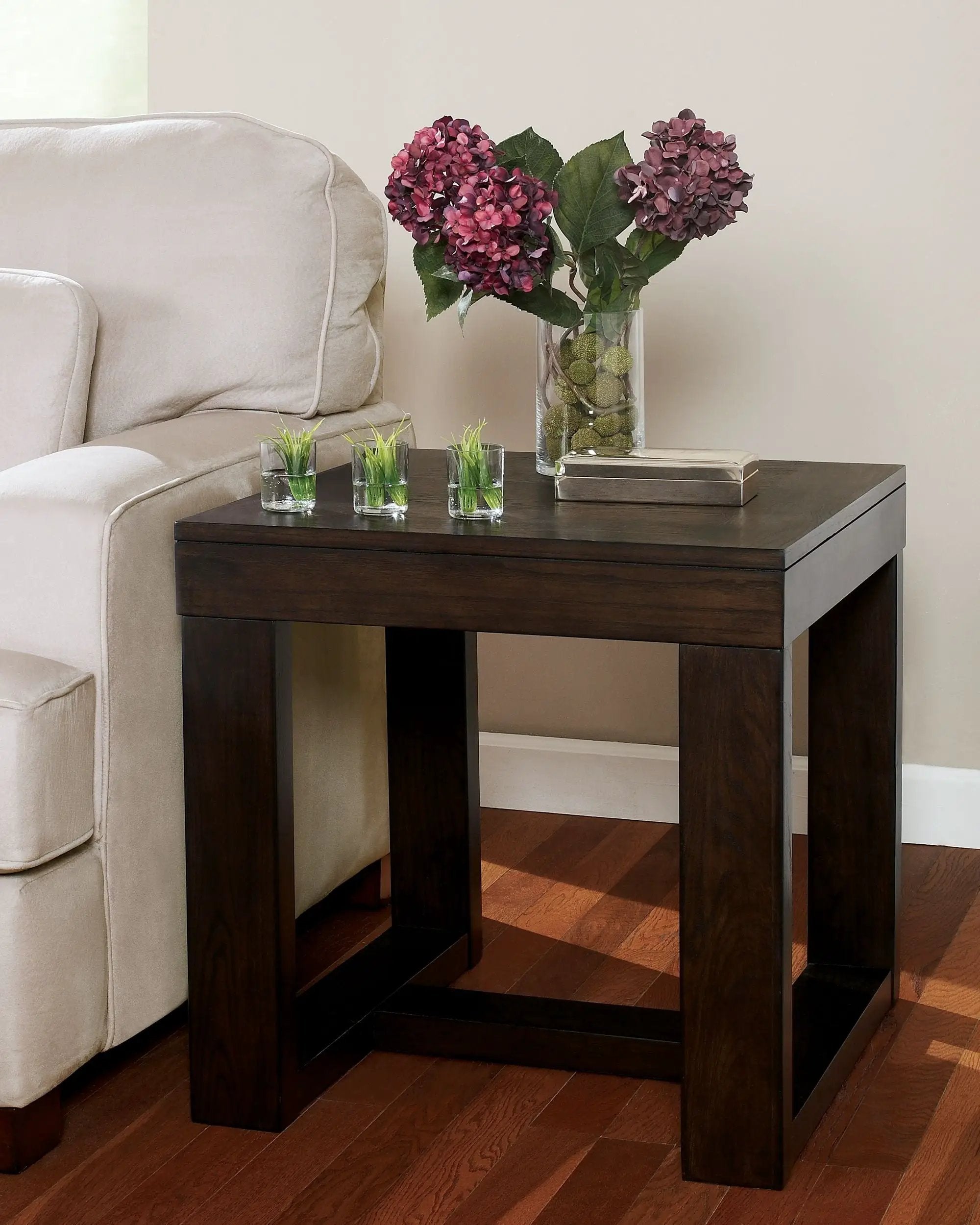 Watson - Square End Table - Dark Brown by Unique Piece Furniture