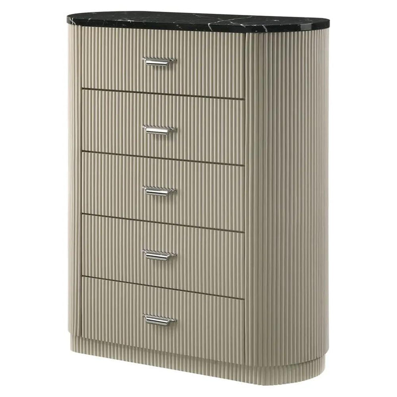 Travonte - Chest - Gray / Beige by Unique Piece Furniture
