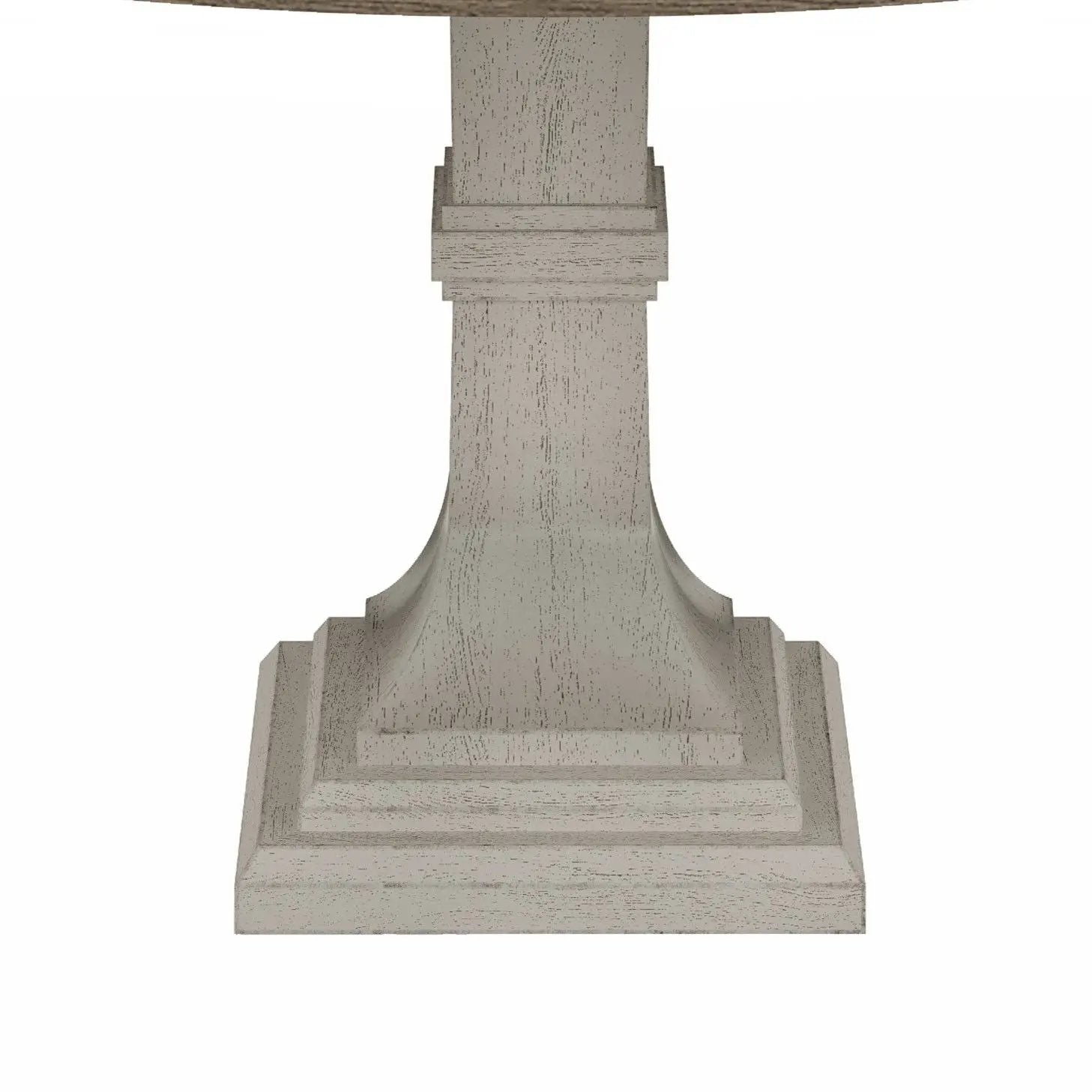 Tannen - Round Dining Table - White And Gray by Unique Piece Furniture