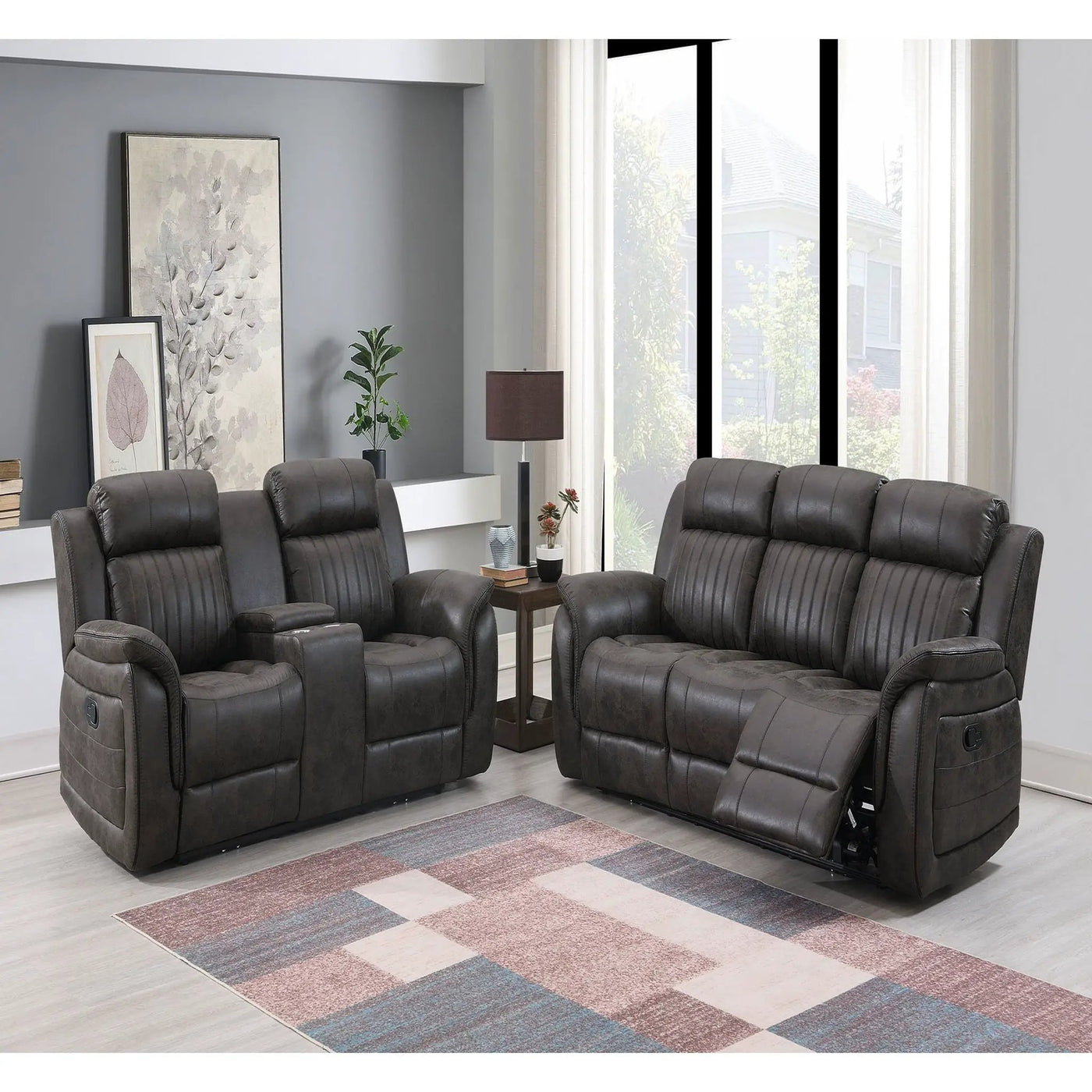 Steban - Transitional Style Living Room Set by Unique Piece Furniture
