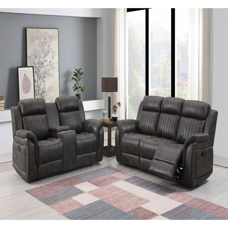 Steban - Reclining Sofa - Gray by Unique Piece Furniture