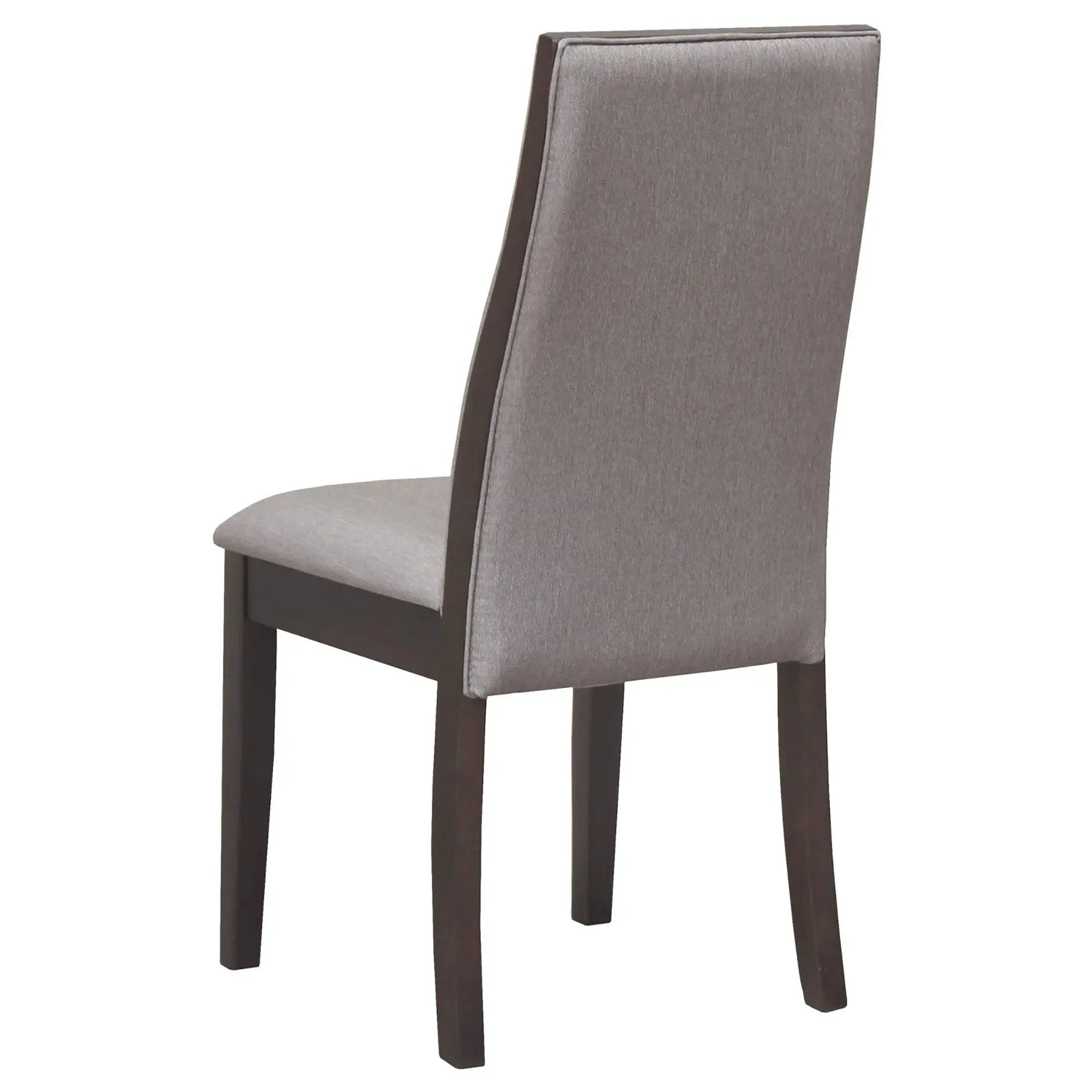 Upholstered Dining Chair (Set of 2) - Taupe / Brown