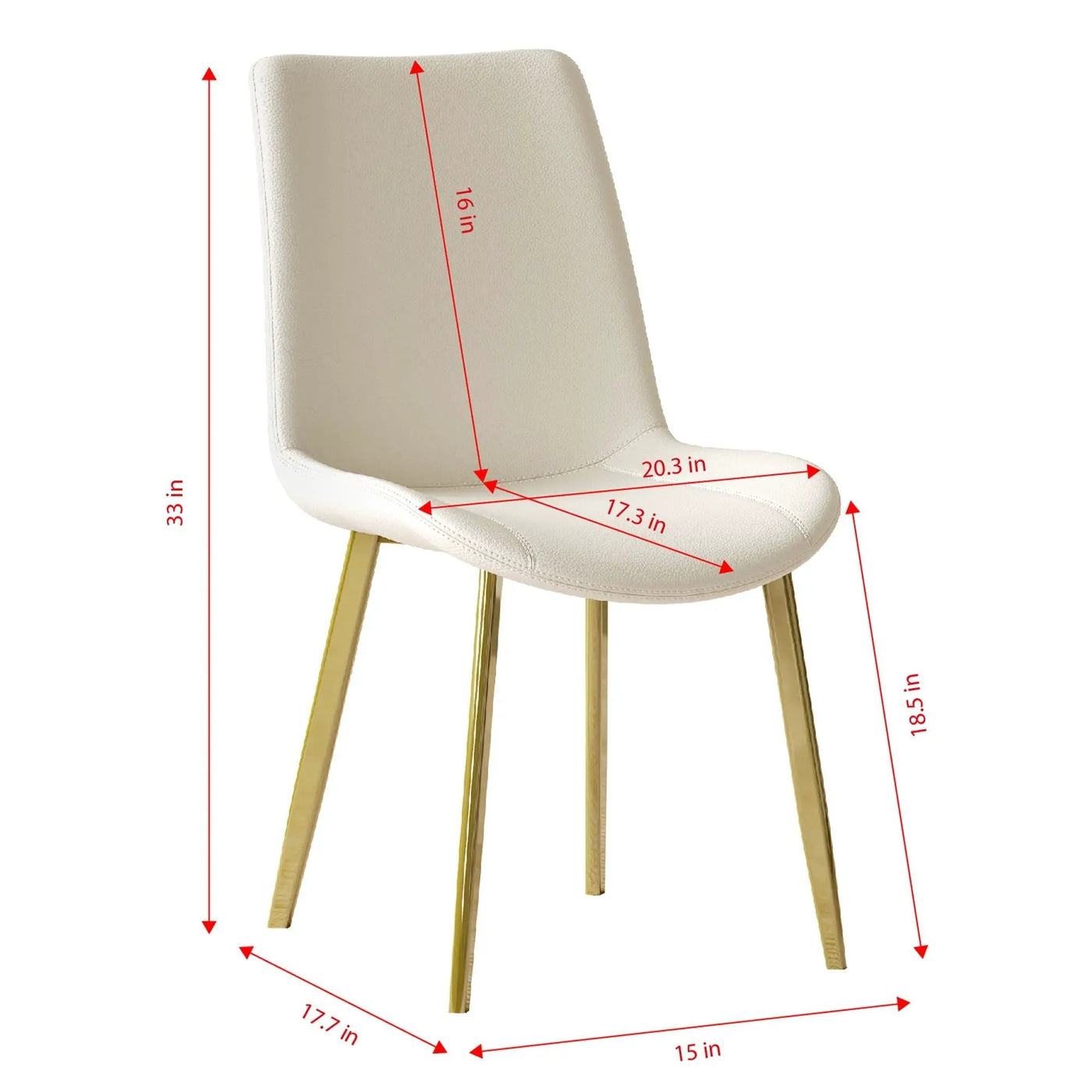 Modern Dining Chairs Ergonomic Design For Kitchen (Set of 4) by HouseOfZazla