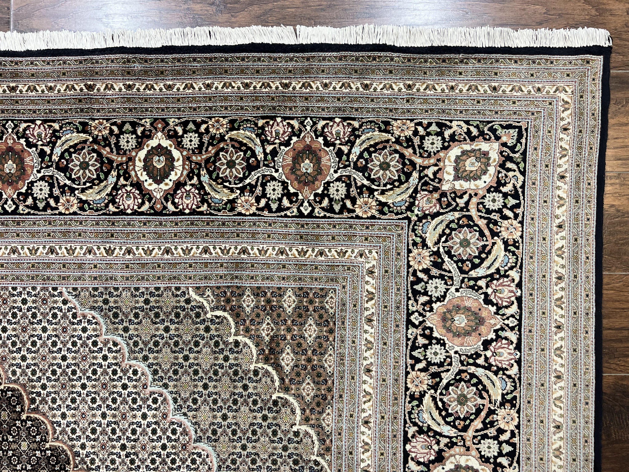 Exquisite Persian Tabriz Rug - 10x13, 400 KPSI, Herati Pattern by Jewel Rugs