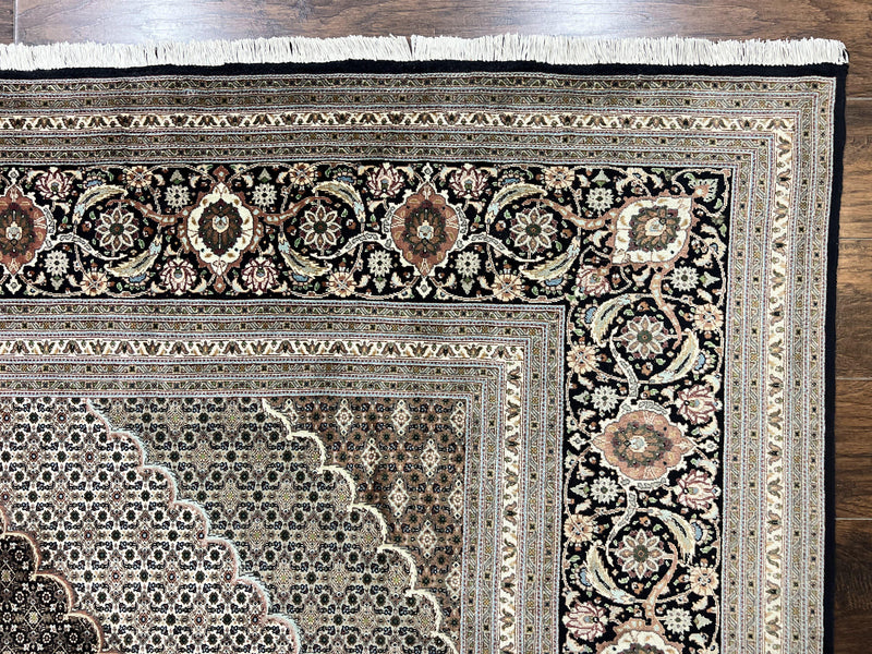 Exquisite Persian Tabriz Rug - 10x13, 400 KPSI, Herati Pattern by Jewel Rugs