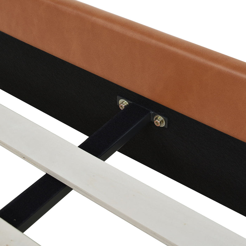 Aspen - Vertical Tufted Modern Headboard Platform Bed Set by HouseOfZazla
