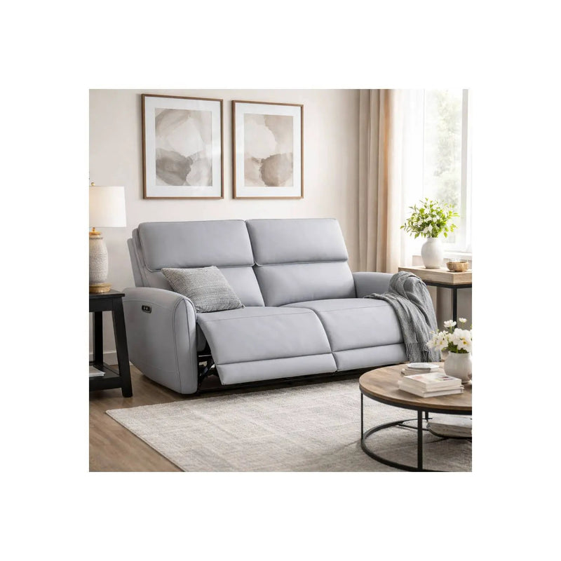 Jeromie - Power Motion Sofa With USB Port - Gray by HouseOfZazla