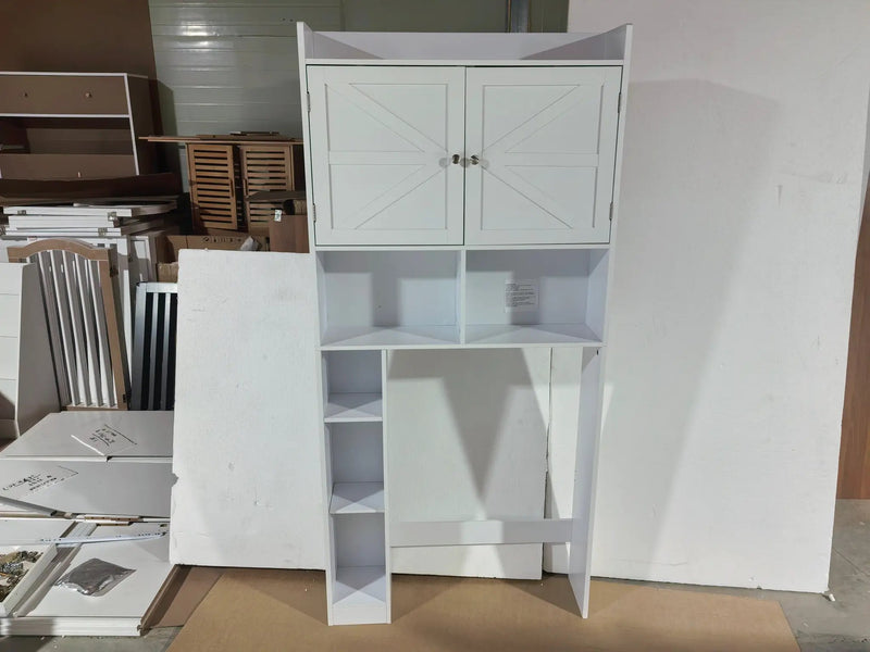 Over-The-Toilet Storage Cabinet with Adjustable Shelf by HouseOfZazla