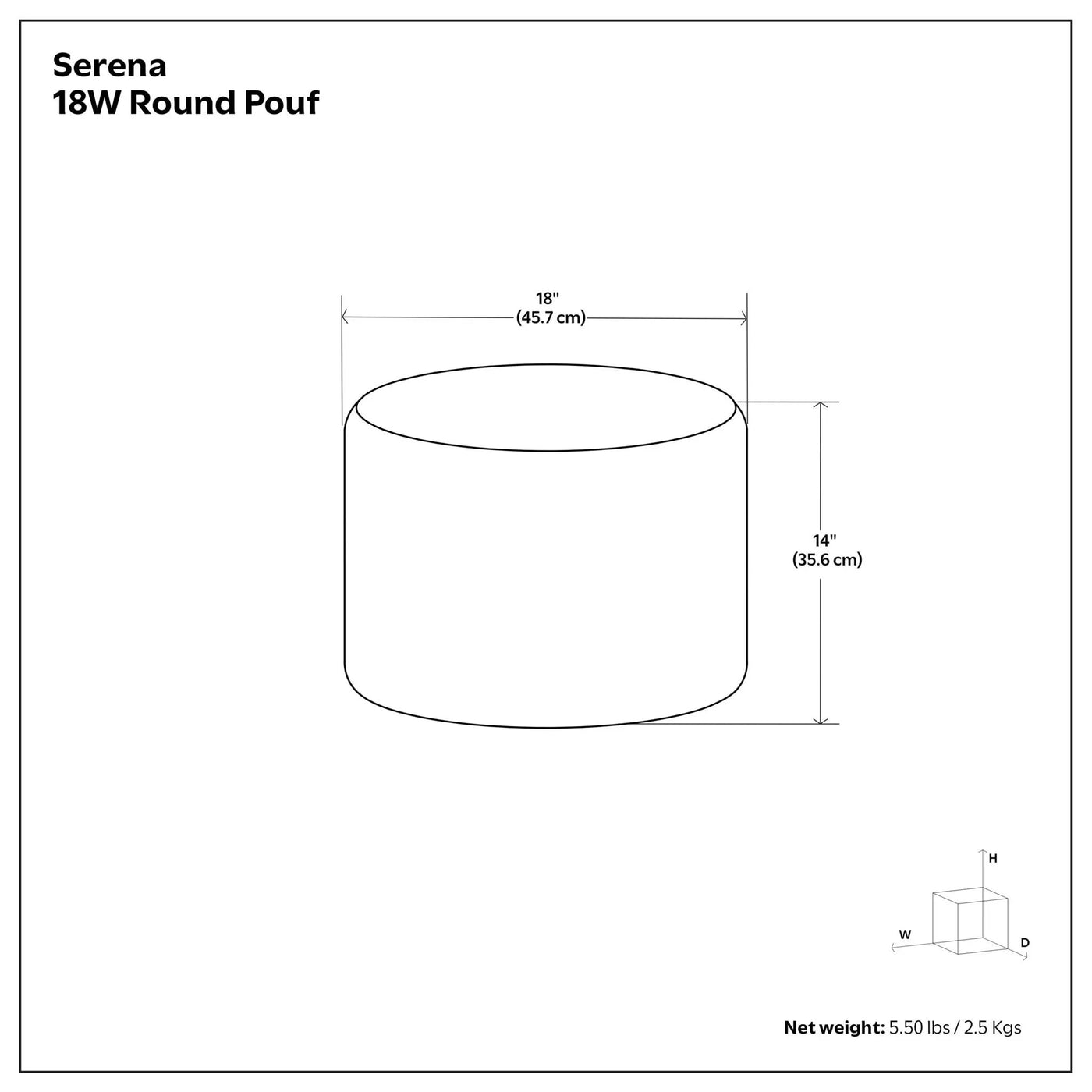 Serena - Handcrafted Round Braided Pouf by HouseOfZazla
