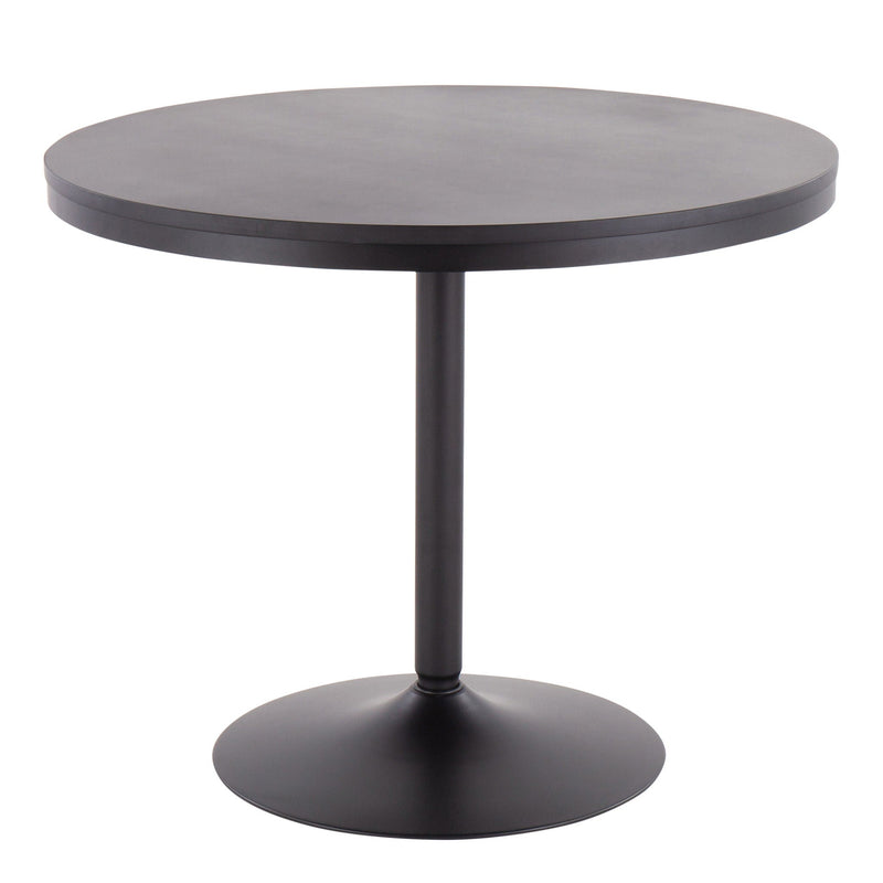 Dakota Winston - 5 Piece Contemporary Dining Set - Black / Brown / Dark Walnut by HouseOfZazla