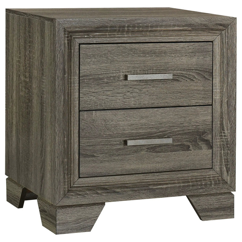 Wright 4-piece California King Bedroom Set Brown Oak by Unique Piece Furniture