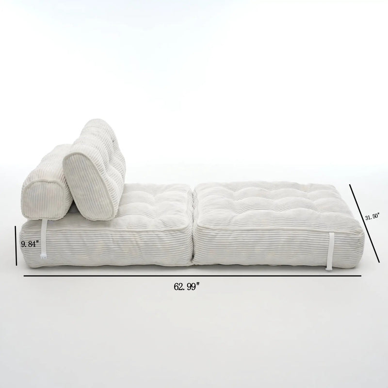 Folding Sofa Bed - Convertible Sleeper Chair with Pillow by HouseOfZazla
