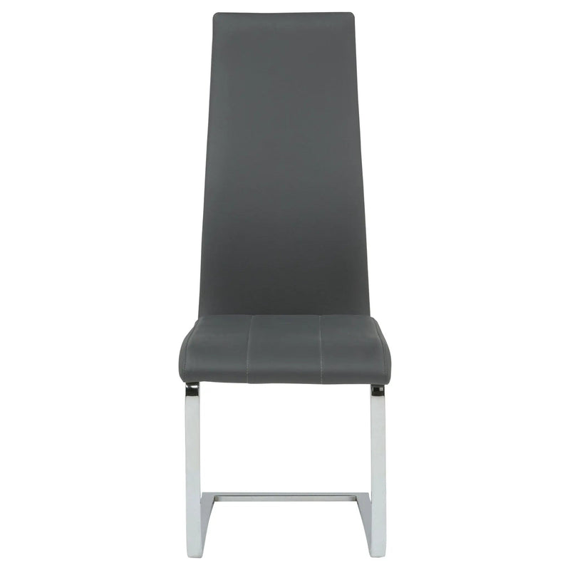 Montclair Upholstered Dining Side Chair Grey (Set of 4) by Unique Piece Furniture