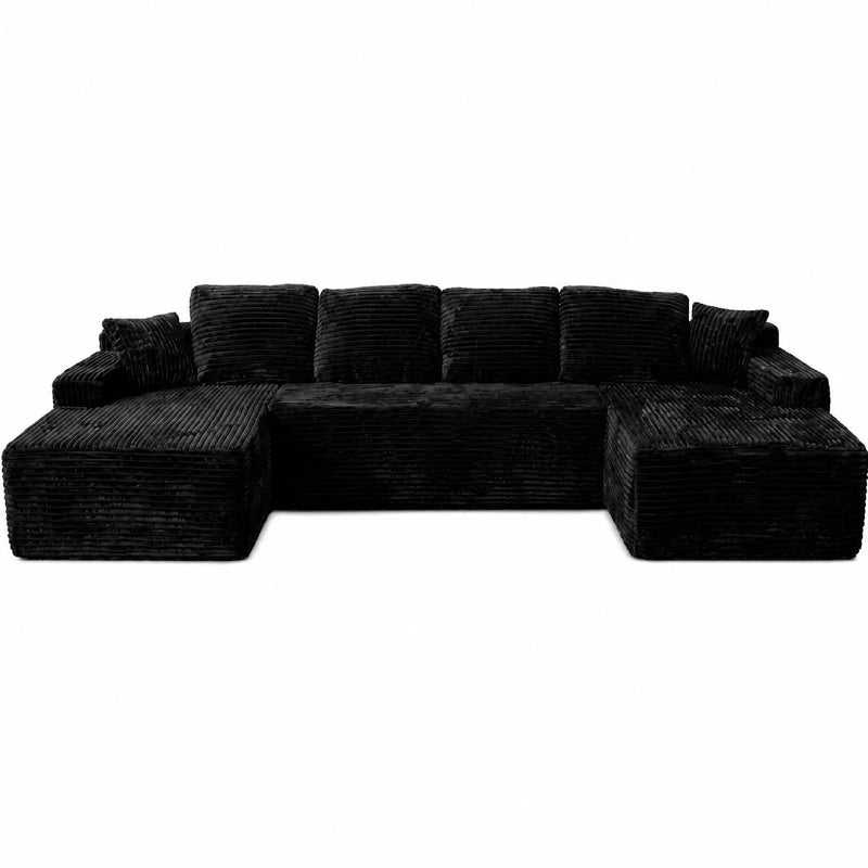 131-Inch Big Size Modular Sectional Oversized Sofa by HouseOfZazla