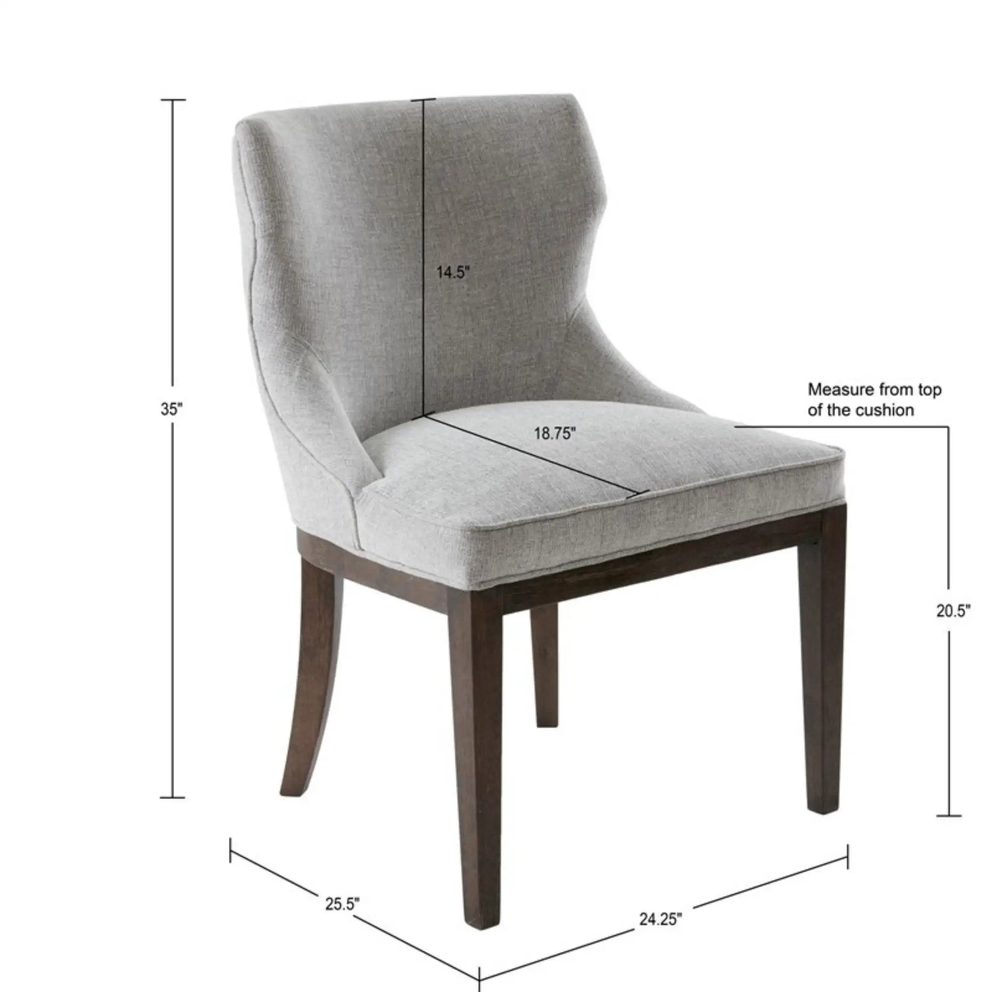 Hutton - Dining Side Chair (Set of 2) - Gray by Unique Piece Furniture